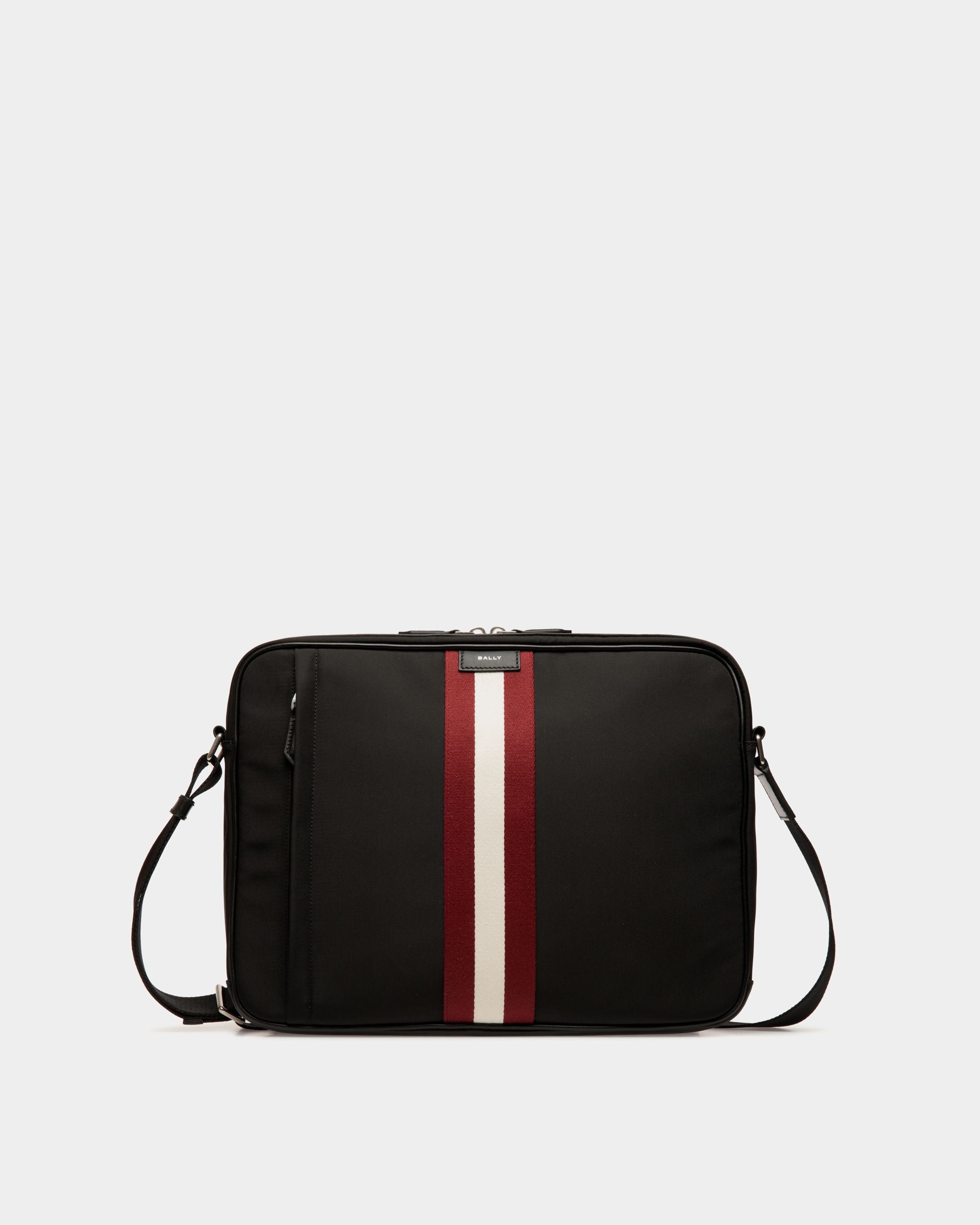 Borsa Messenger Code In Nylon Nero - Uomo - Bally - 01