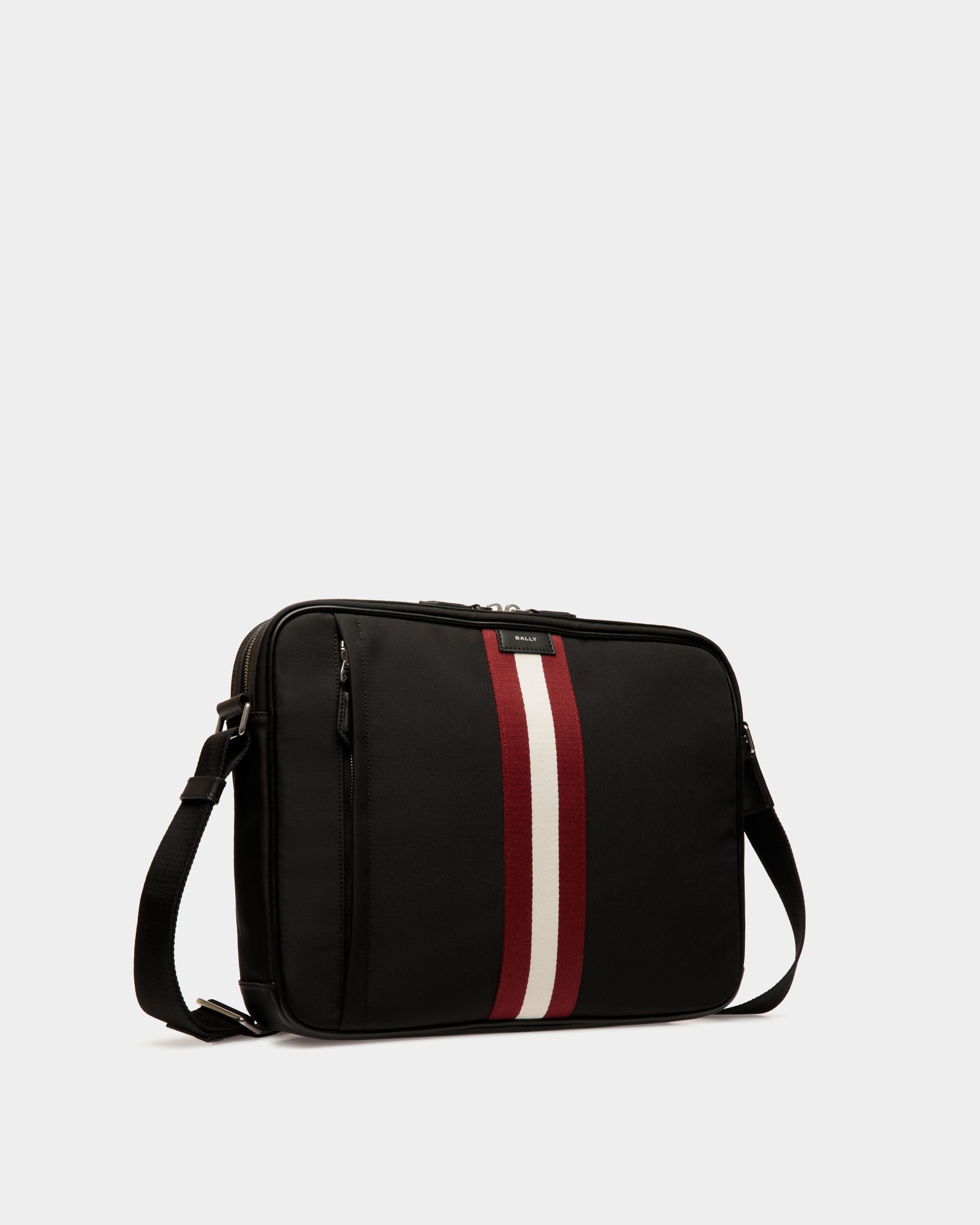Borsa Messenger Code In Nylon Nero - Uomo - Bally - 03