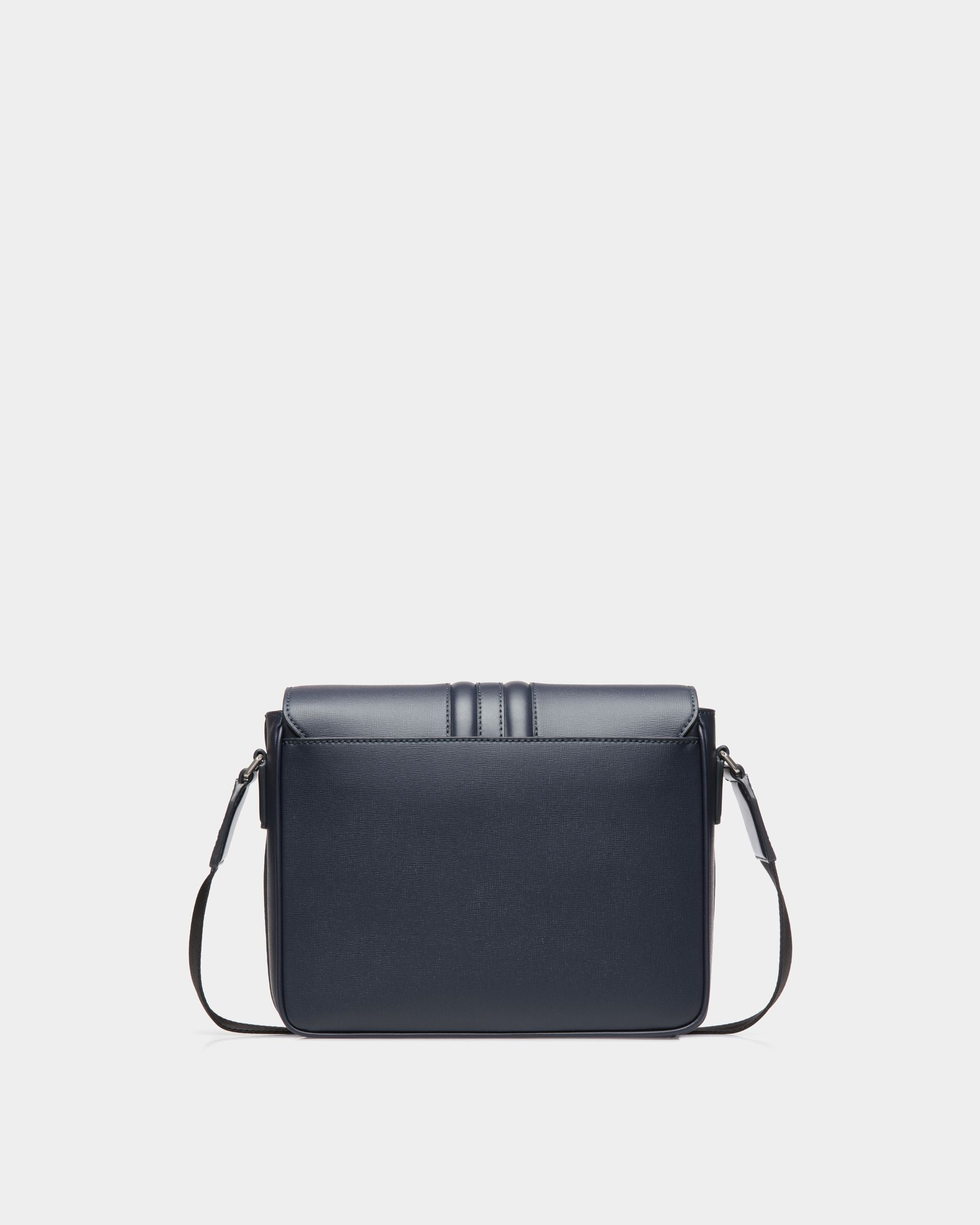 Borsa A Tracolla Mythos In Pelle Riciclata Navy Blue - Uomo - Bally - 02