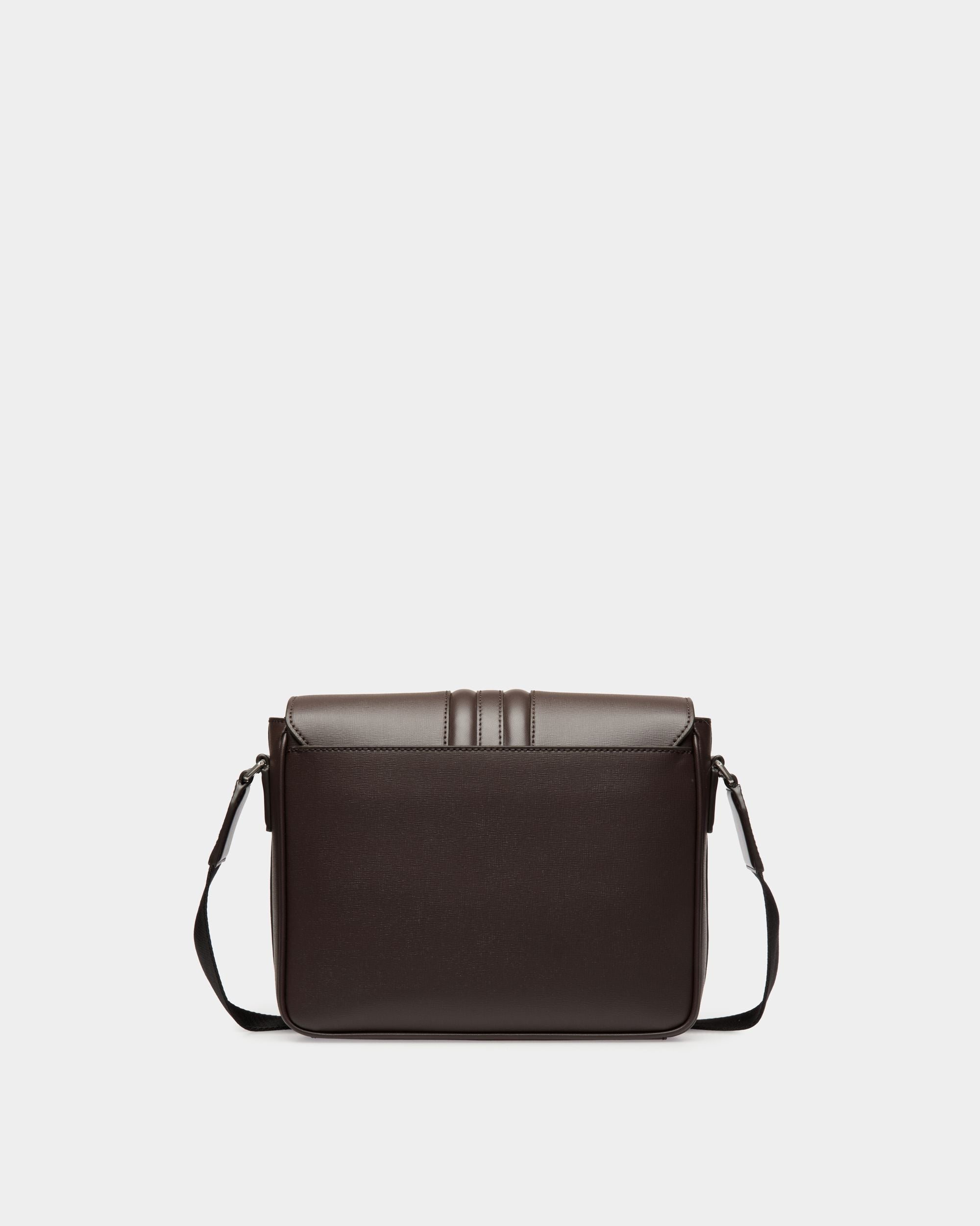 Borsa A Tracolla Mythos In Pelle Riciclata Color Ebano - Uomo - Bally - 02