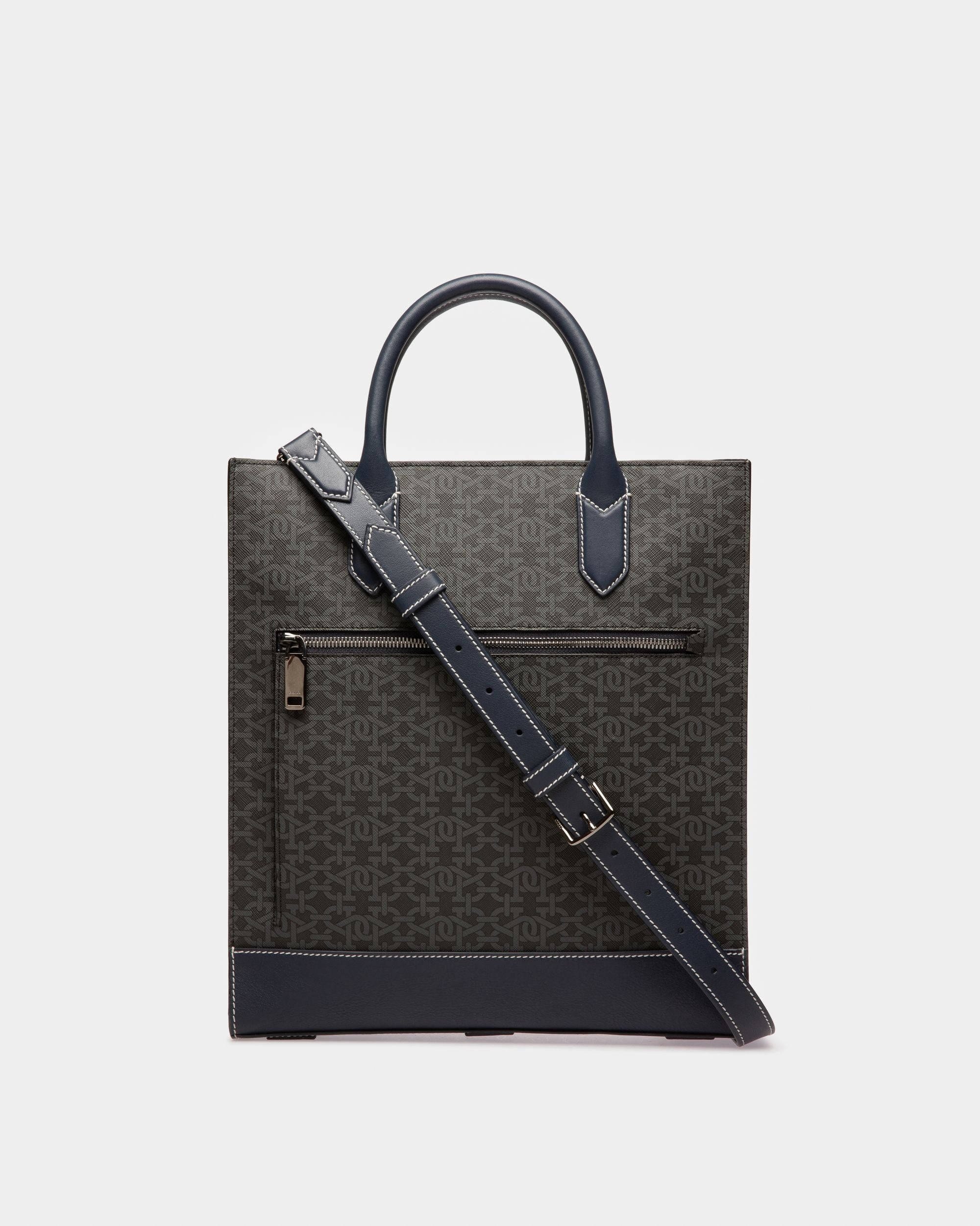 Celmas Borsa Tote In Tpu Grigia - Uomo - Bally - 03