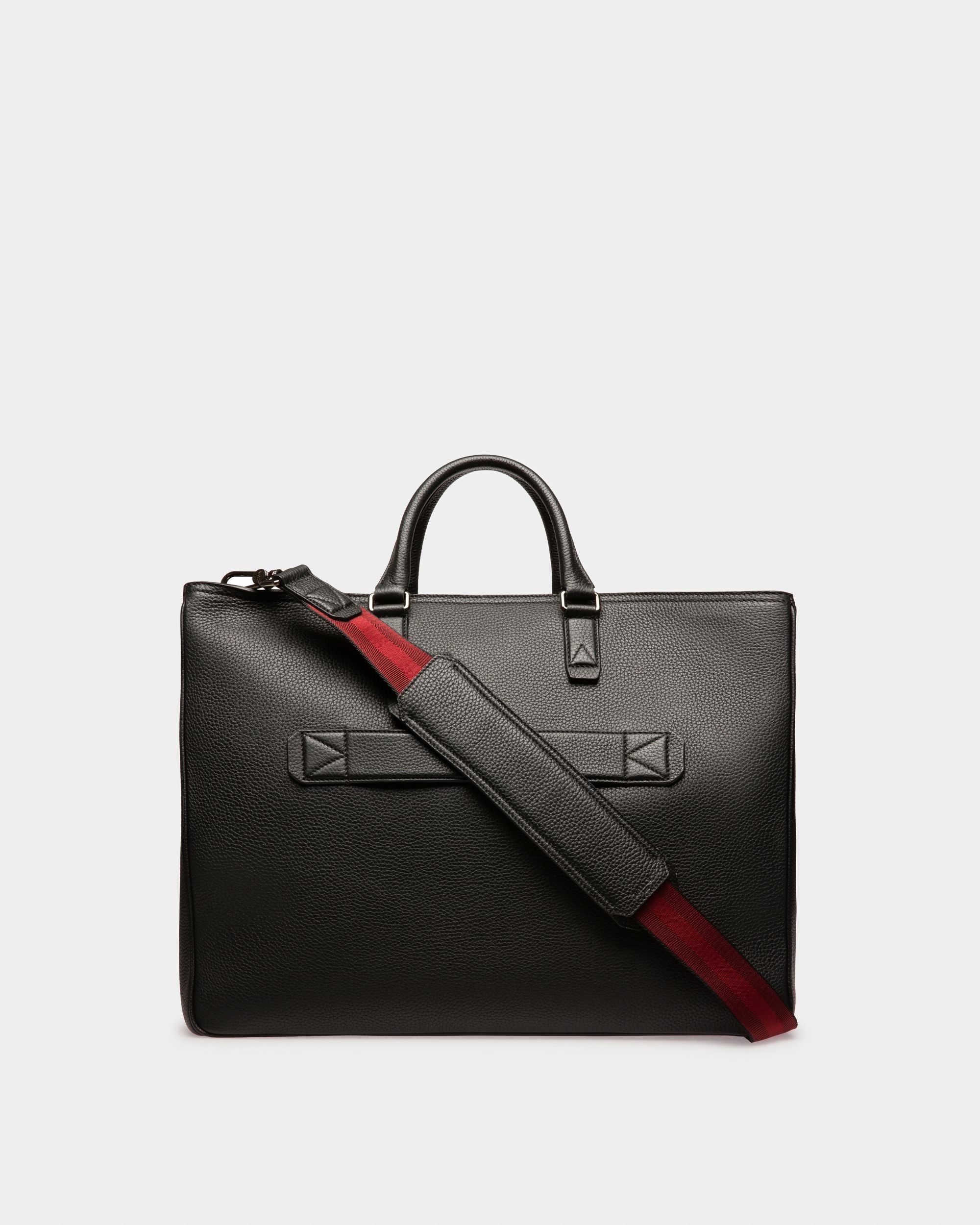 Brako Tote Bag In Pelle Nera - Uomo - Bally - 01