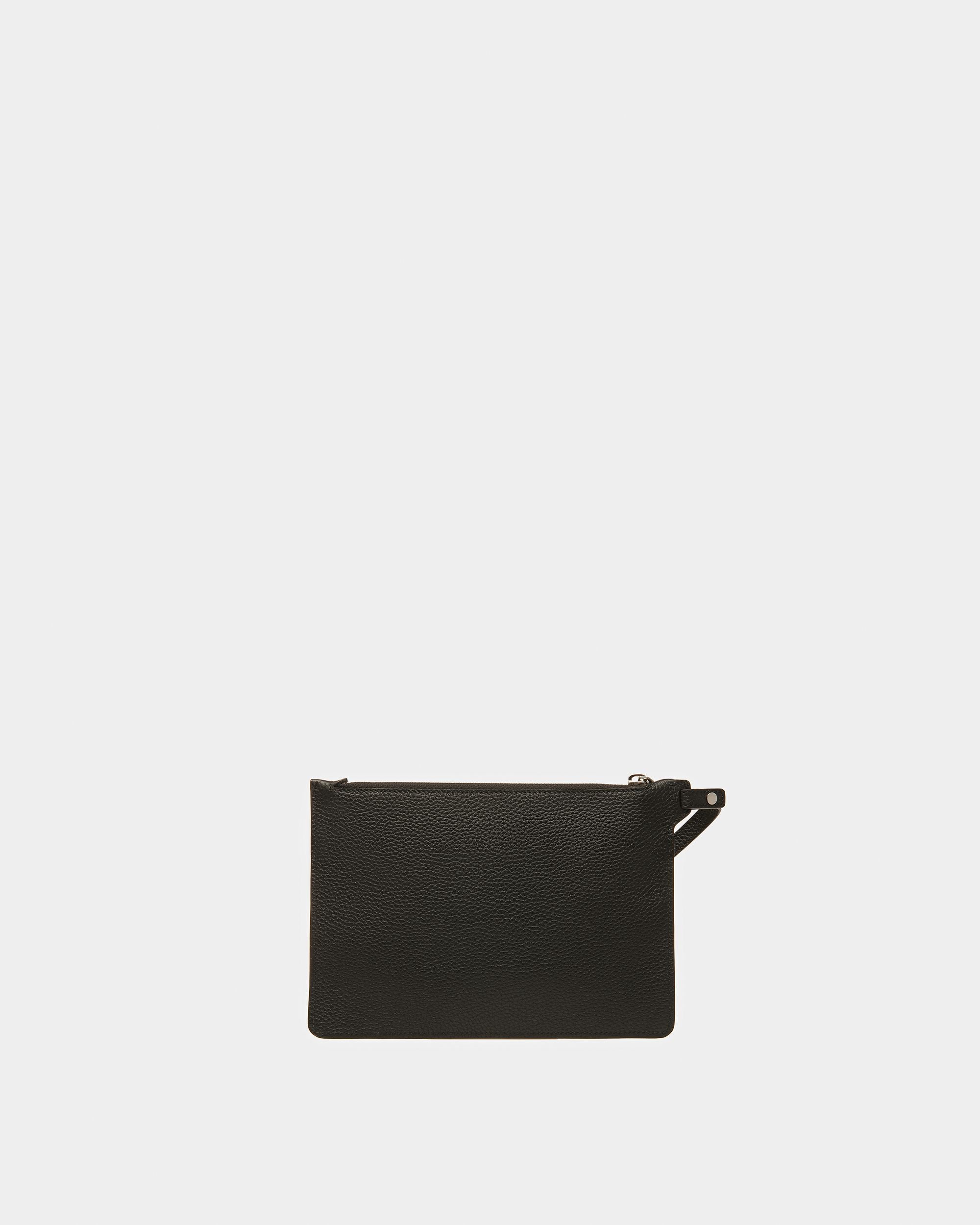 Havid Tote Bag In Pelle Nera E Grigio Chiaro - Uomo - Bally - 07