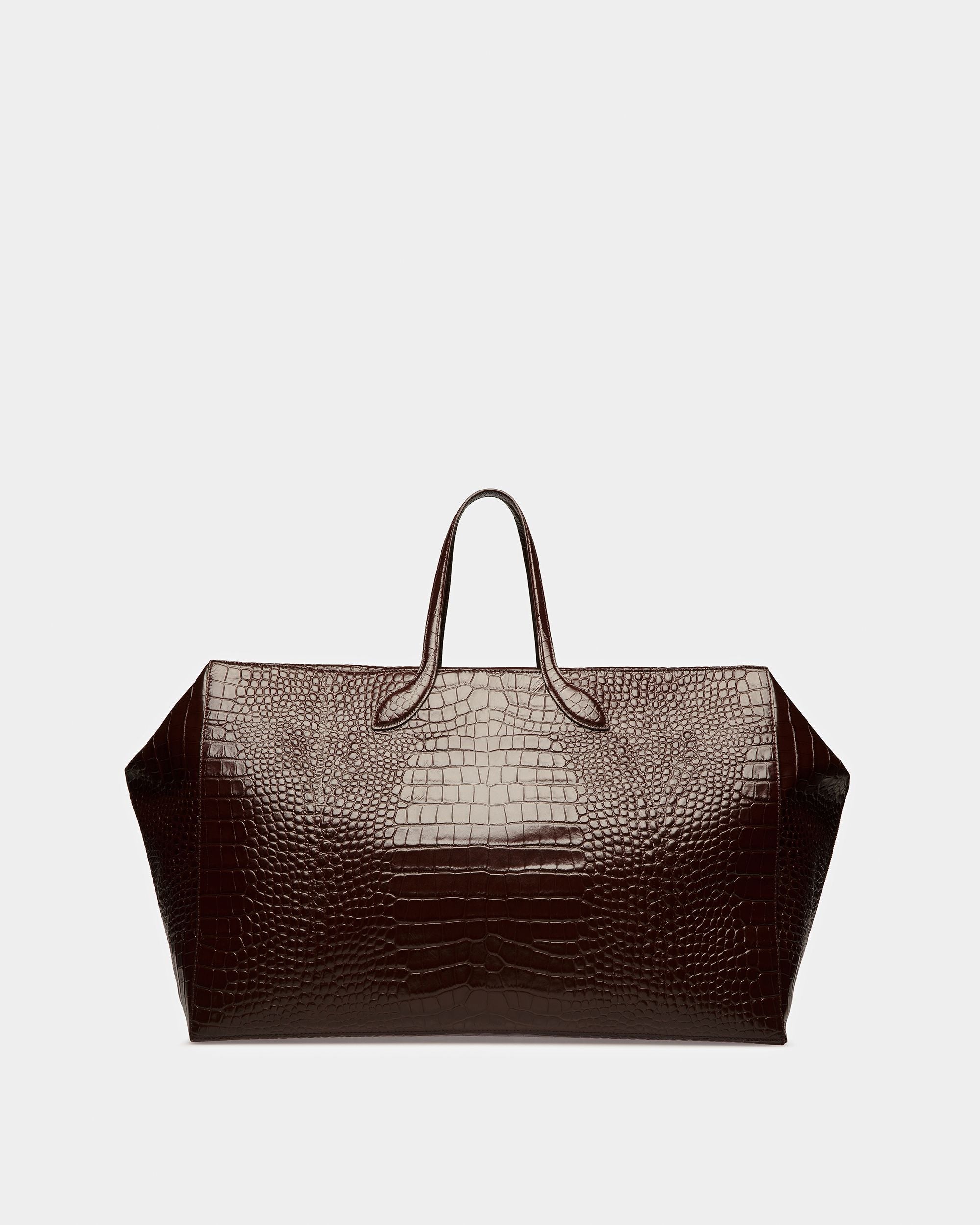 Weekender Grande Cal In Materiale Goffrato Cocco - Uomo - Bally - 01