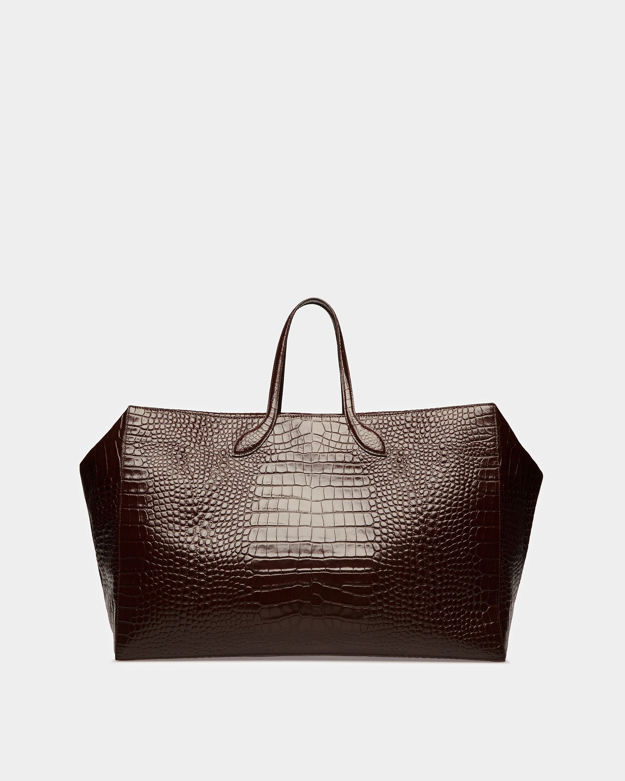 Weekender Grande Cal In Materiale Goffrato Cocco - Uomo - Bally - 03