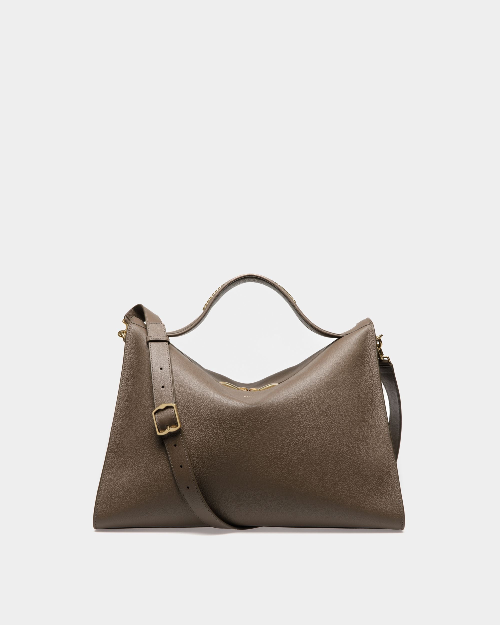 Tote Bag Arkle Soft In Pelle Grigia - Uomo - Bally - 01