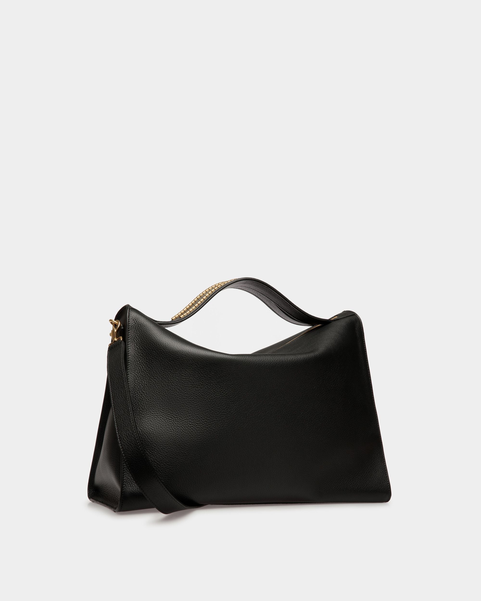 Tote Bag Arkle Soft In Pelle Nera - Uomo - Bally - 03