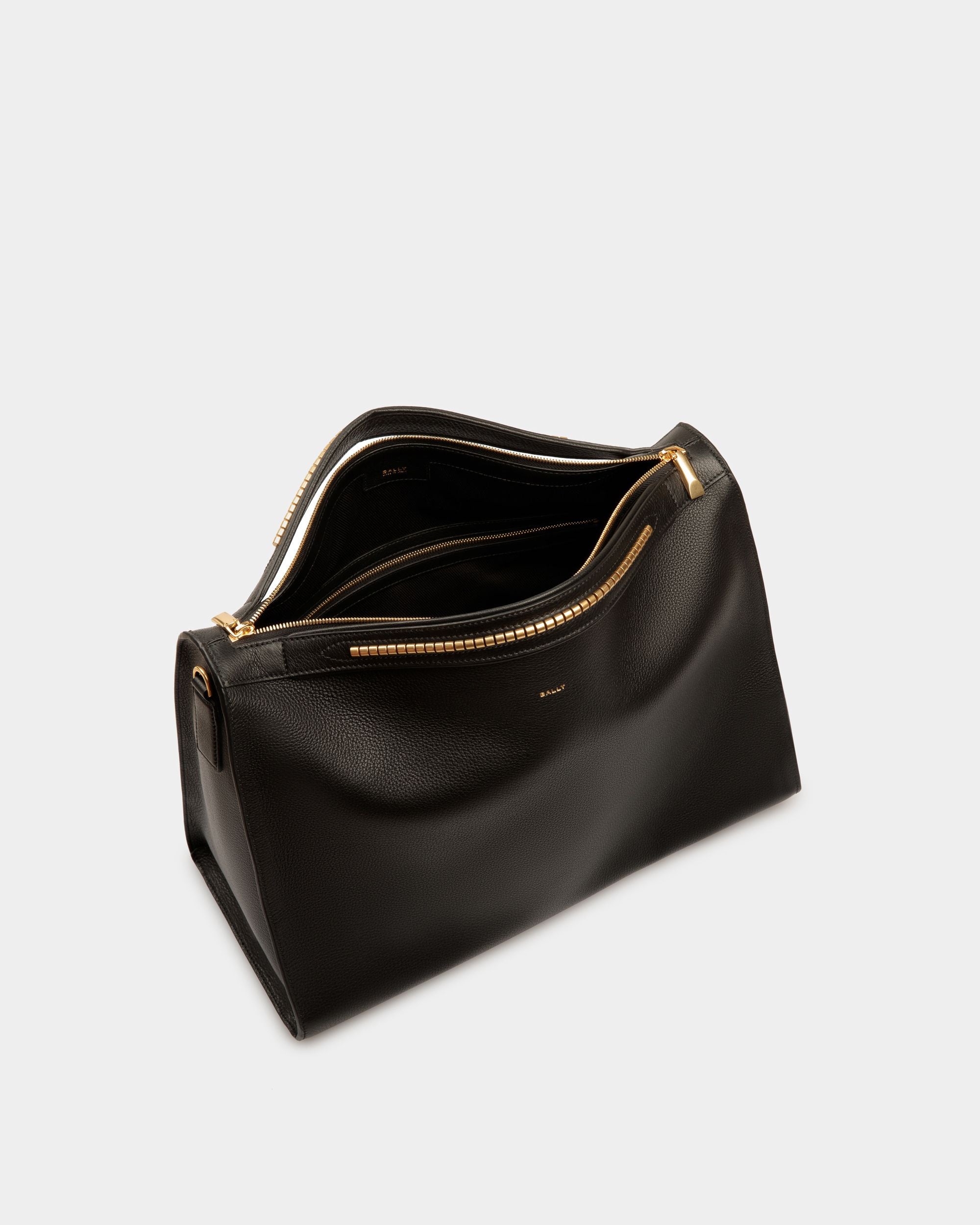 Tote Bag Arkle Soft In Pelle Nera - Uomo - Bally - 04