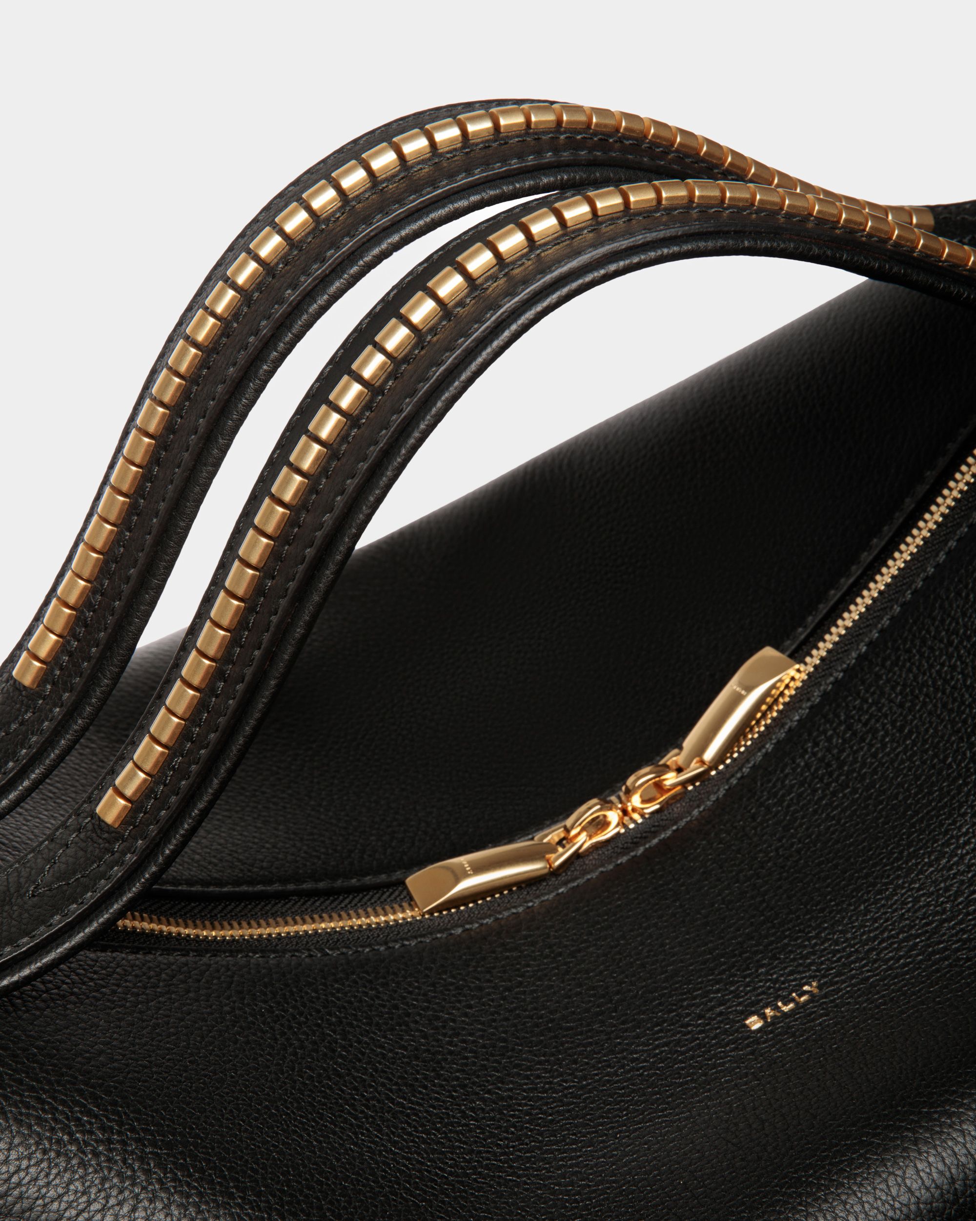 Tote Bag Arkle Soft In Pelle Nera - Uomo - Bally - 05