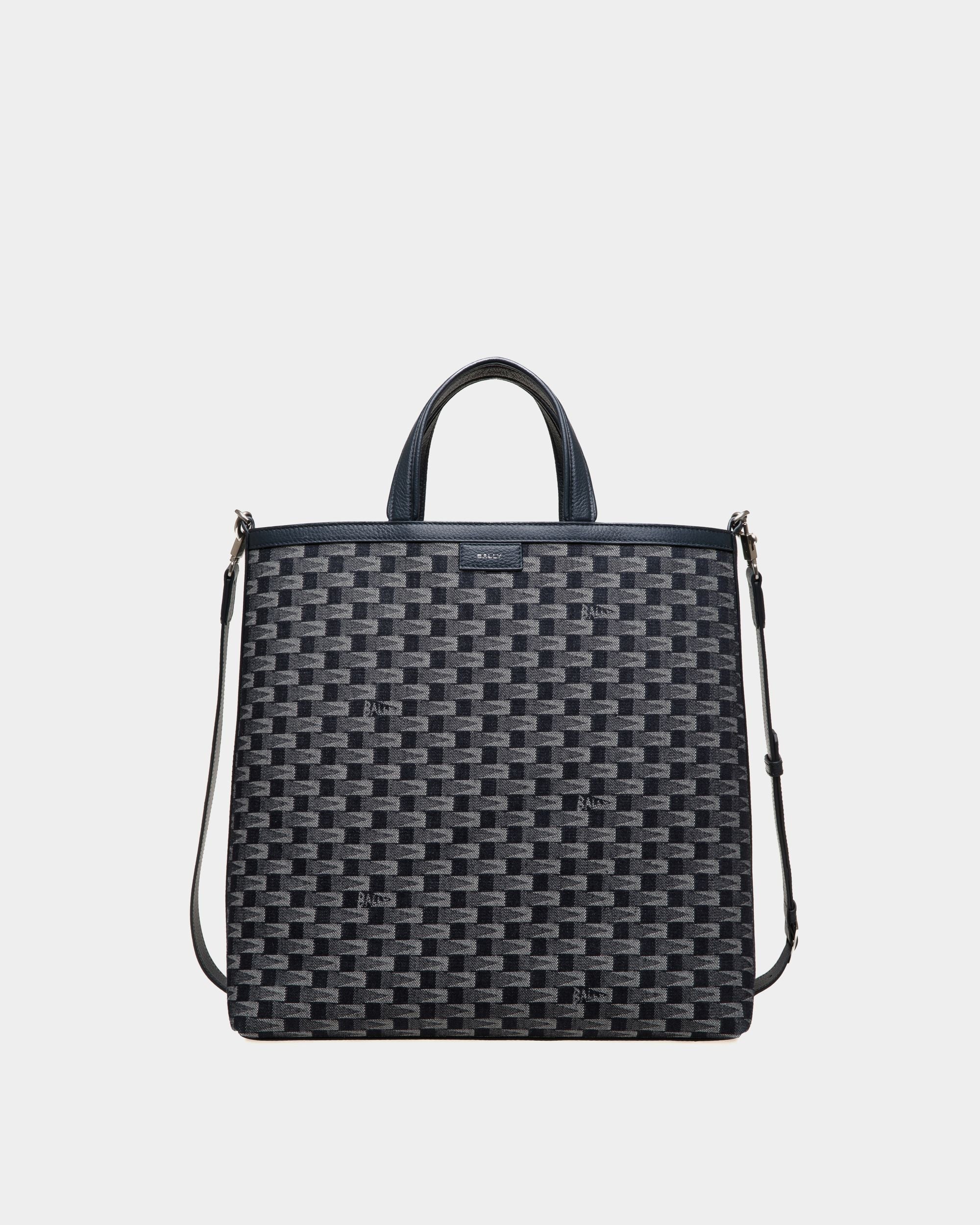Tote Bag Pennant In Denim - Uomo - Bally - 01
