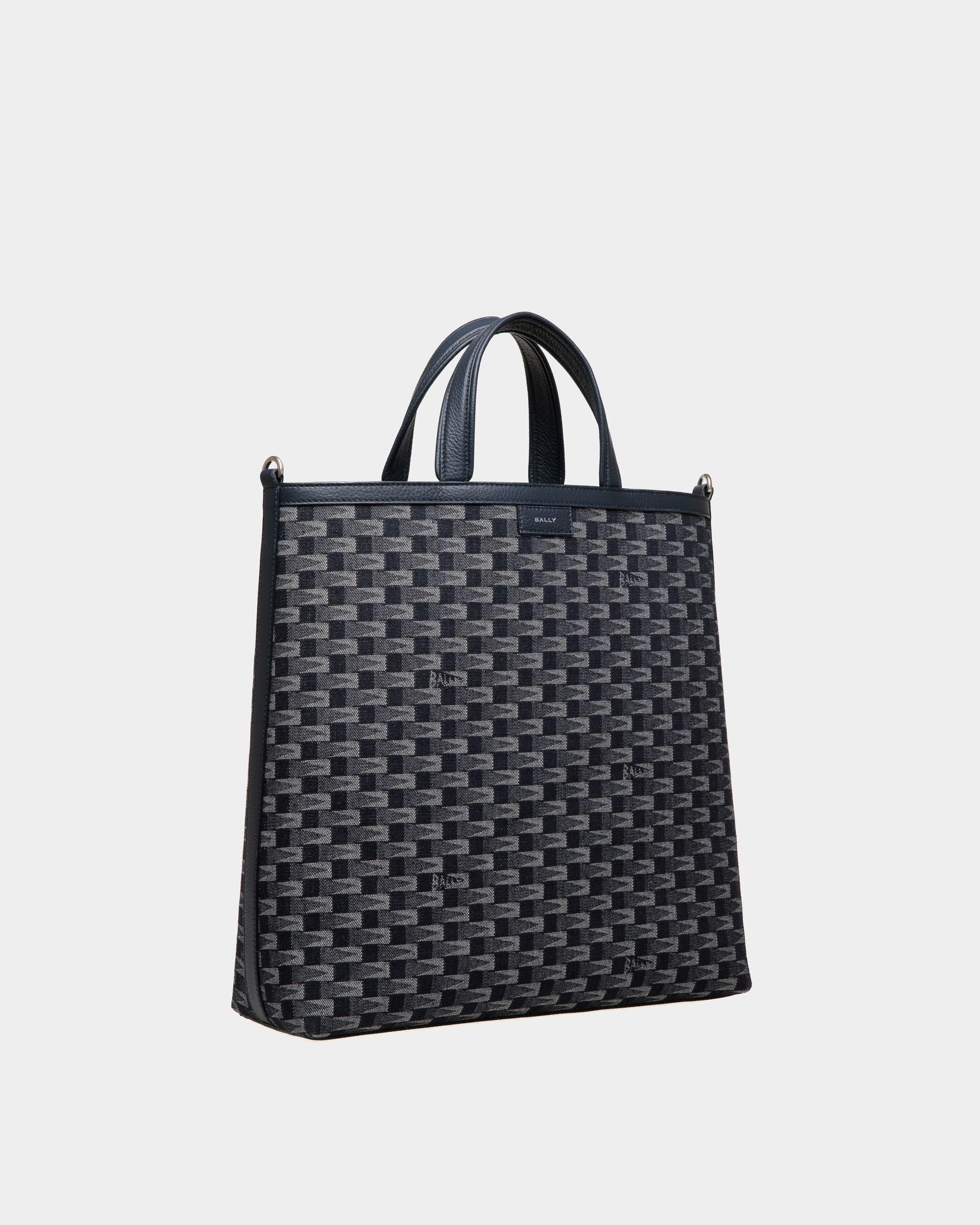 Tote Bag Pennant In Denim - Uomo - Bally - 03