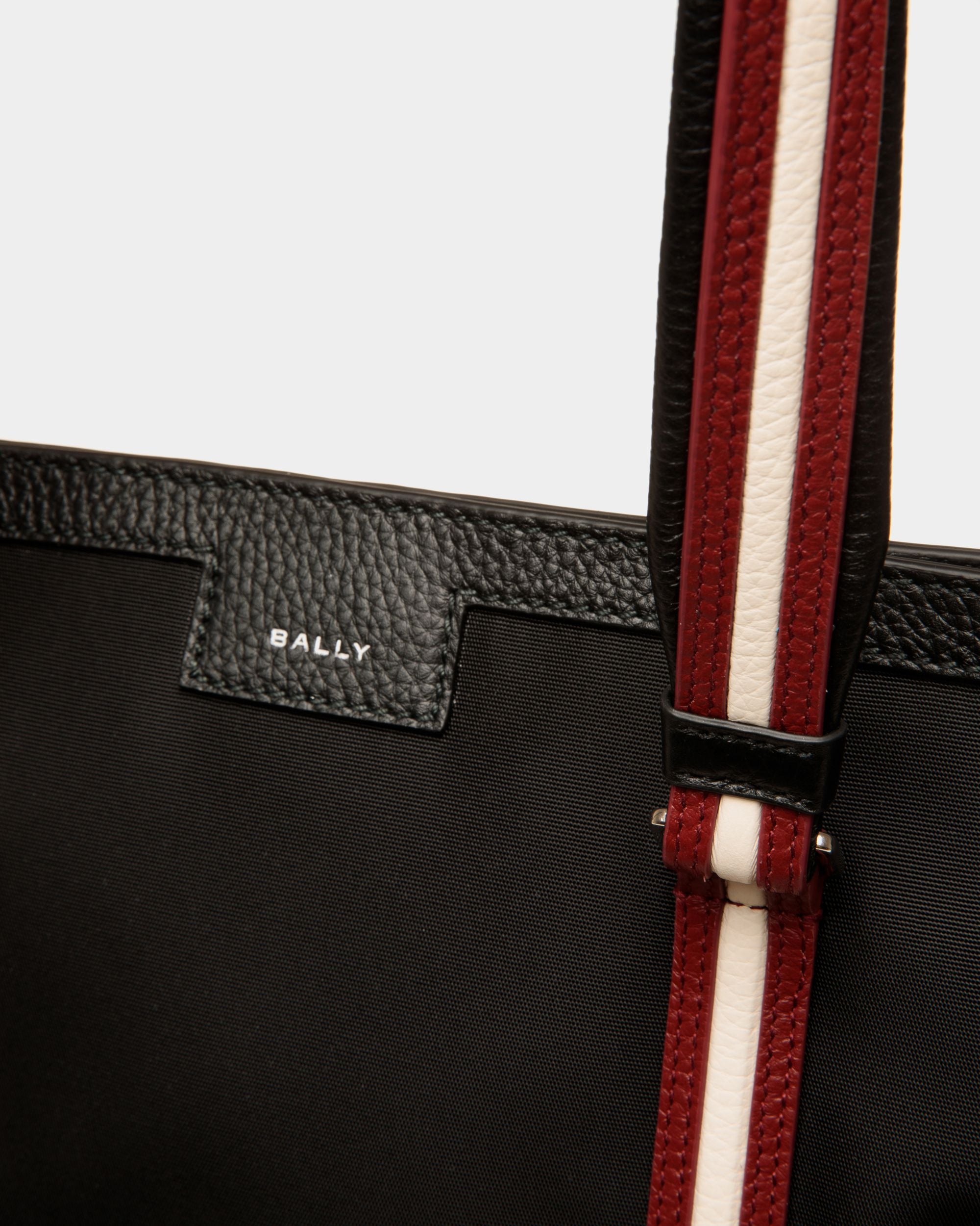 Tote Bag Code In Nylon Nero - Uomo - Bally - 05