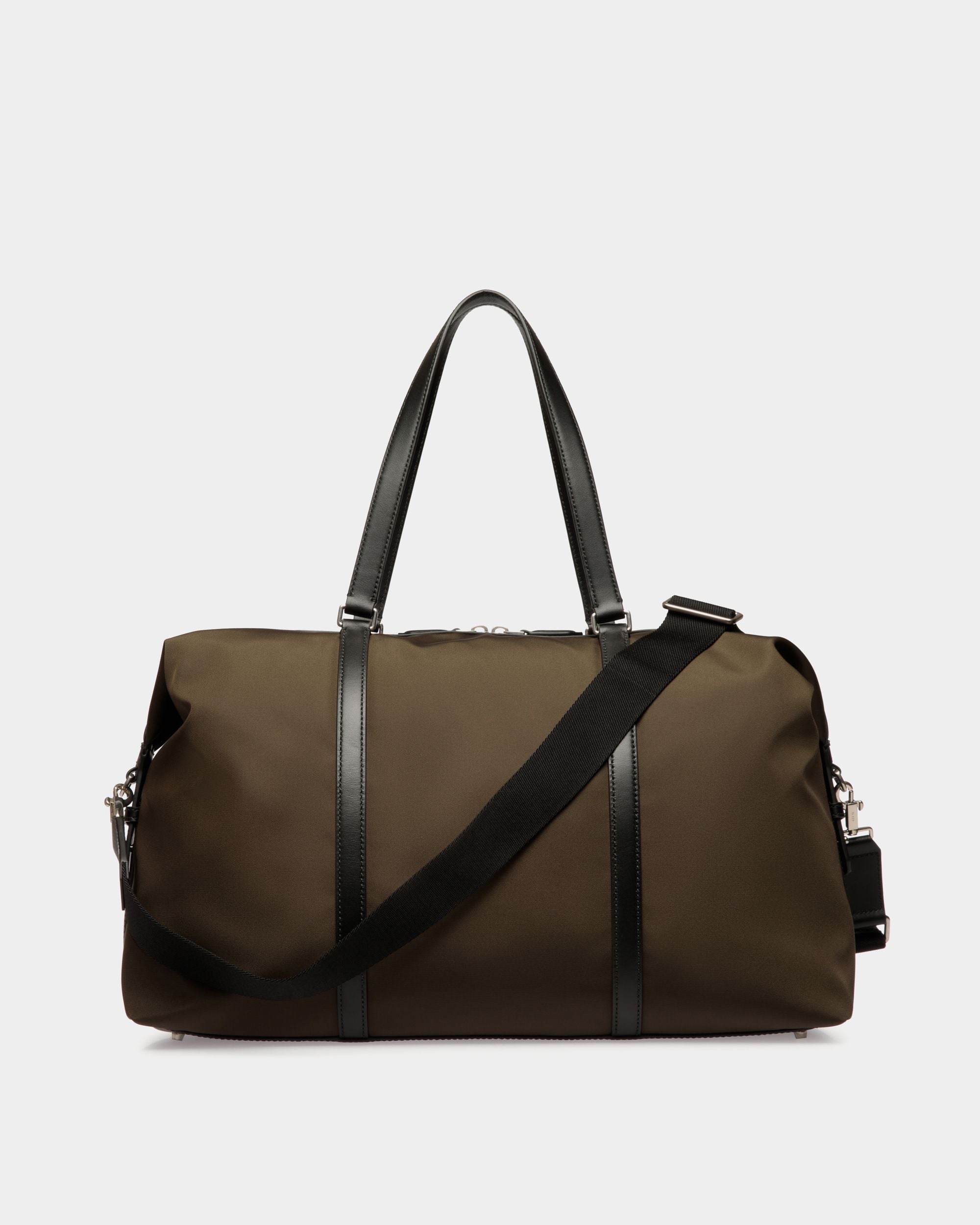 Borsa Weekender Code In Nylon Military Green - Uomo - Bally - 03