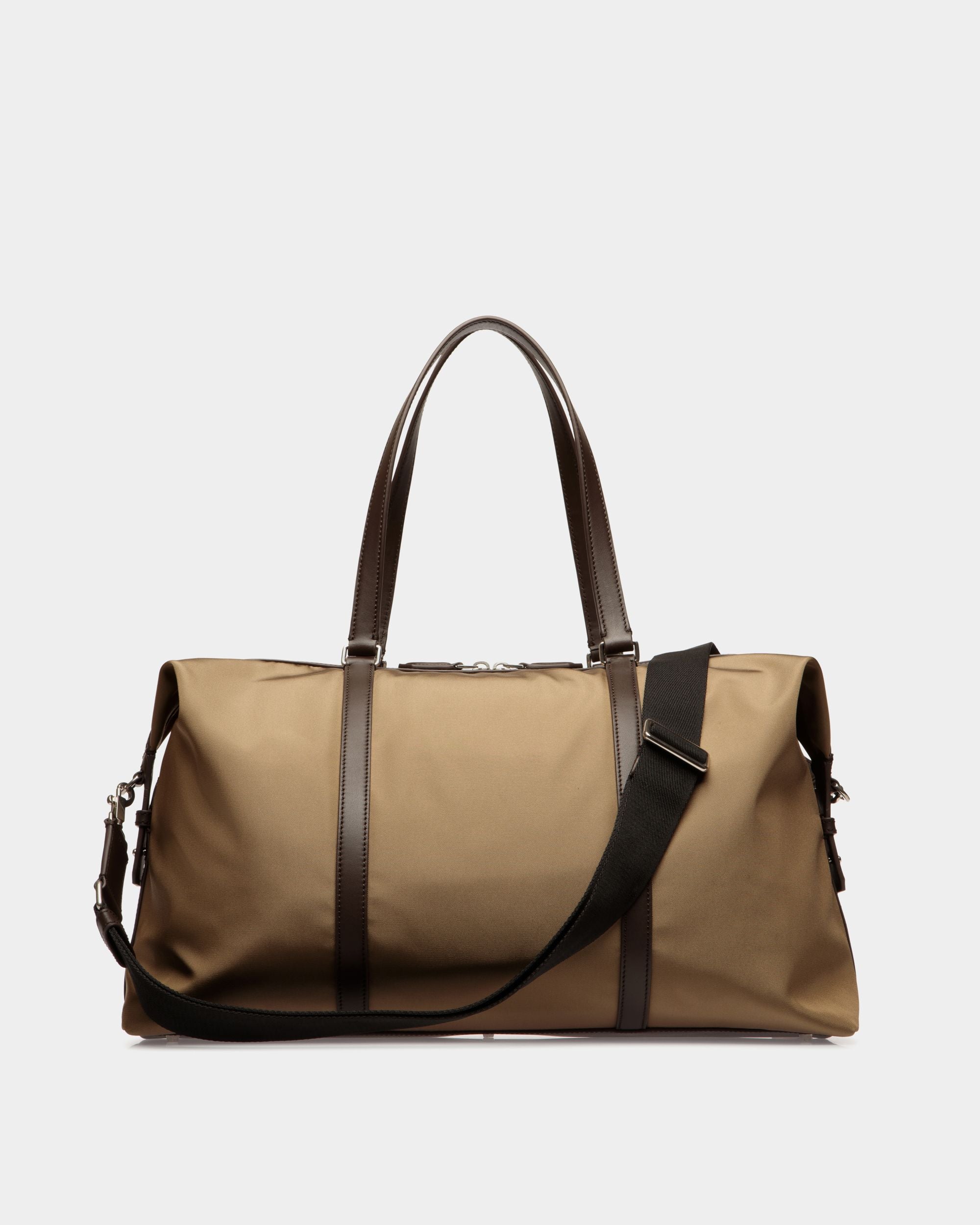 Borsa Weekender Code In Nylon Color Cammello - Uomo - Bally - 03