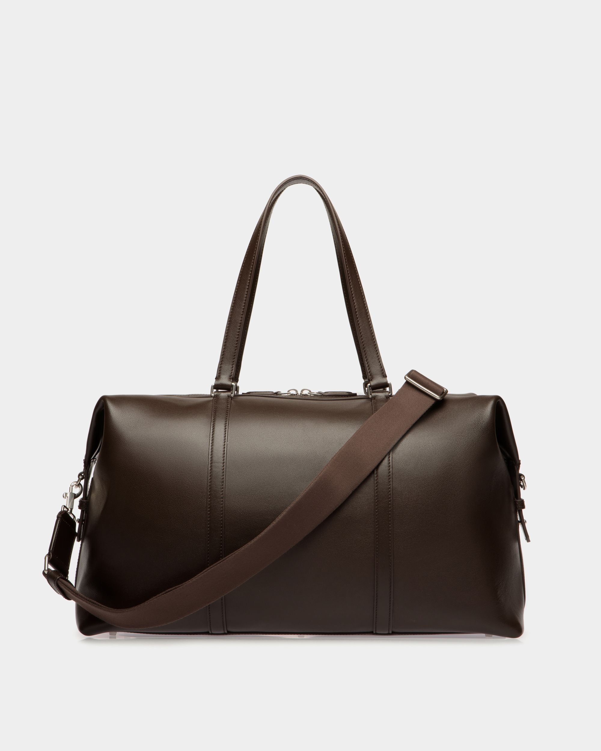 Borsa Weekender Code In Pelle Color Ebano - Uomo - Bally - 03