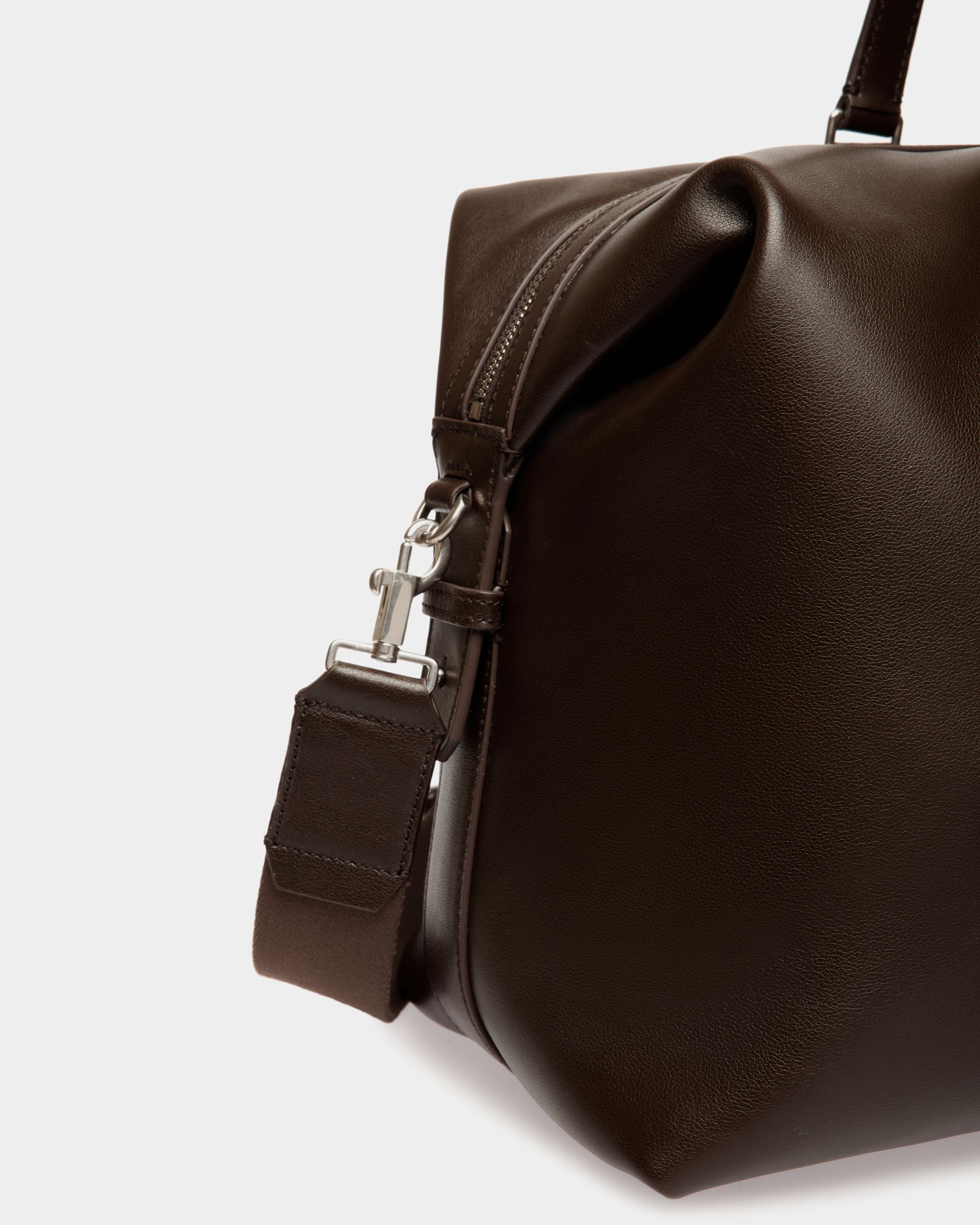Borsa Weekender Code In Pelle Color Ebano - Uomo - Bally - 06