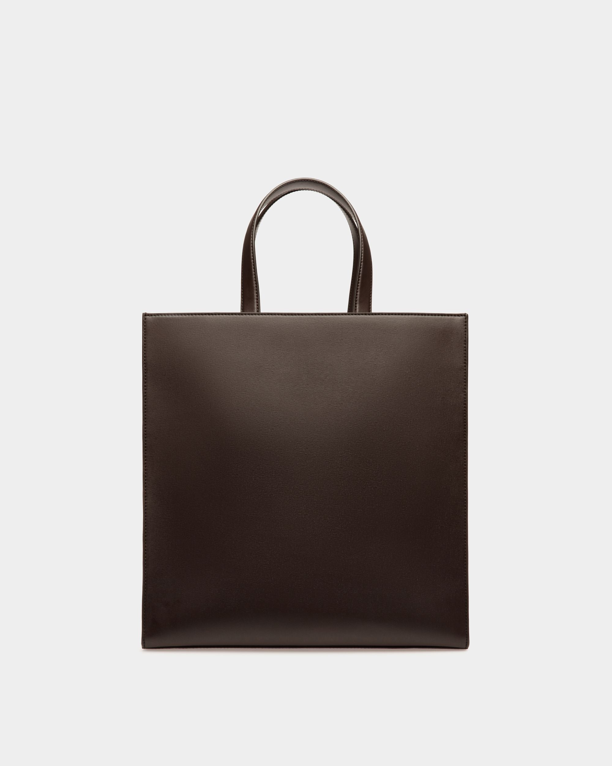Tote Bag Mythos In Pelle Riciclata Color Ebano - Uomo - Bally - 03