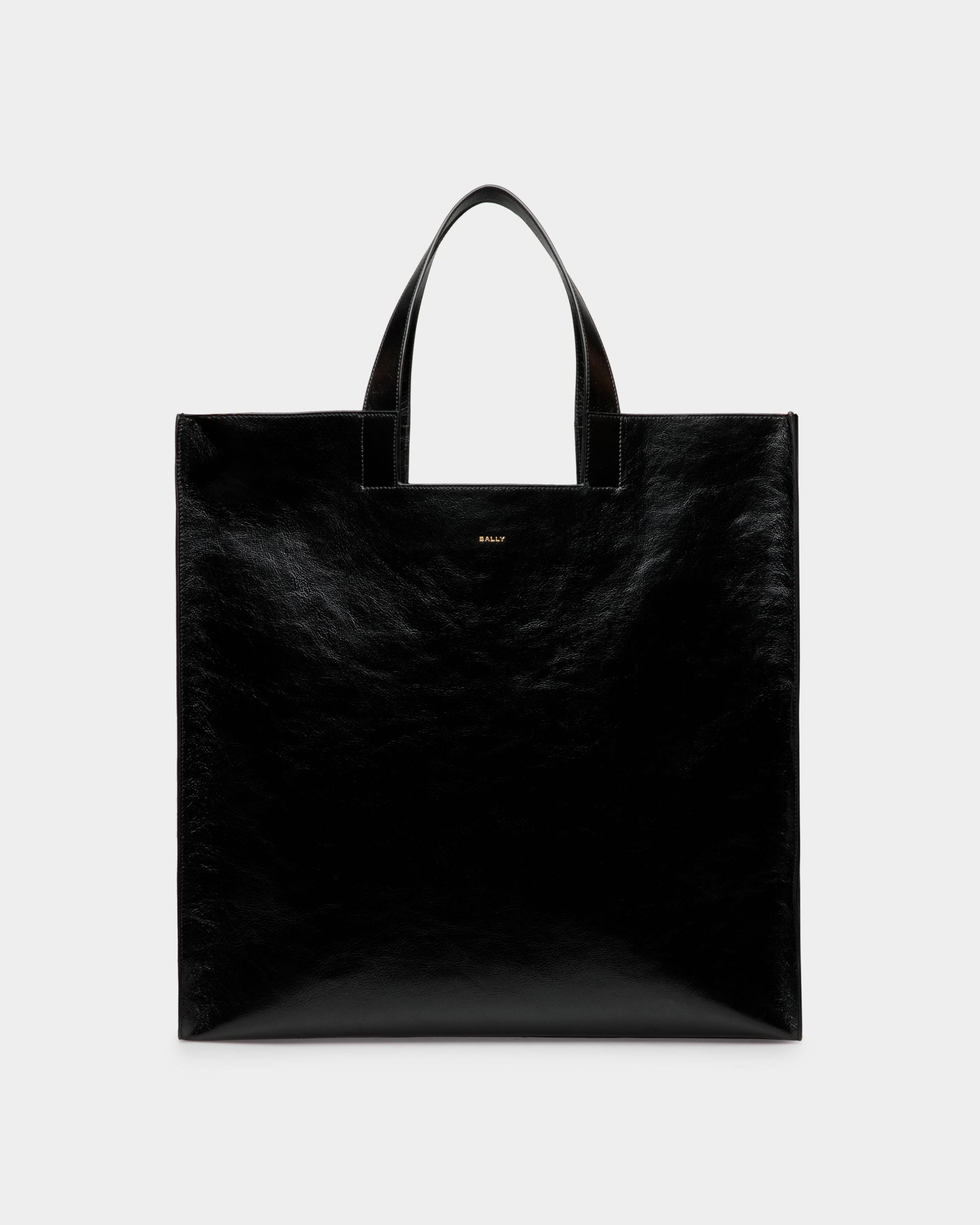 Tote Bag Easy Bally In Pelle Nera - Uomo - Bally - 01