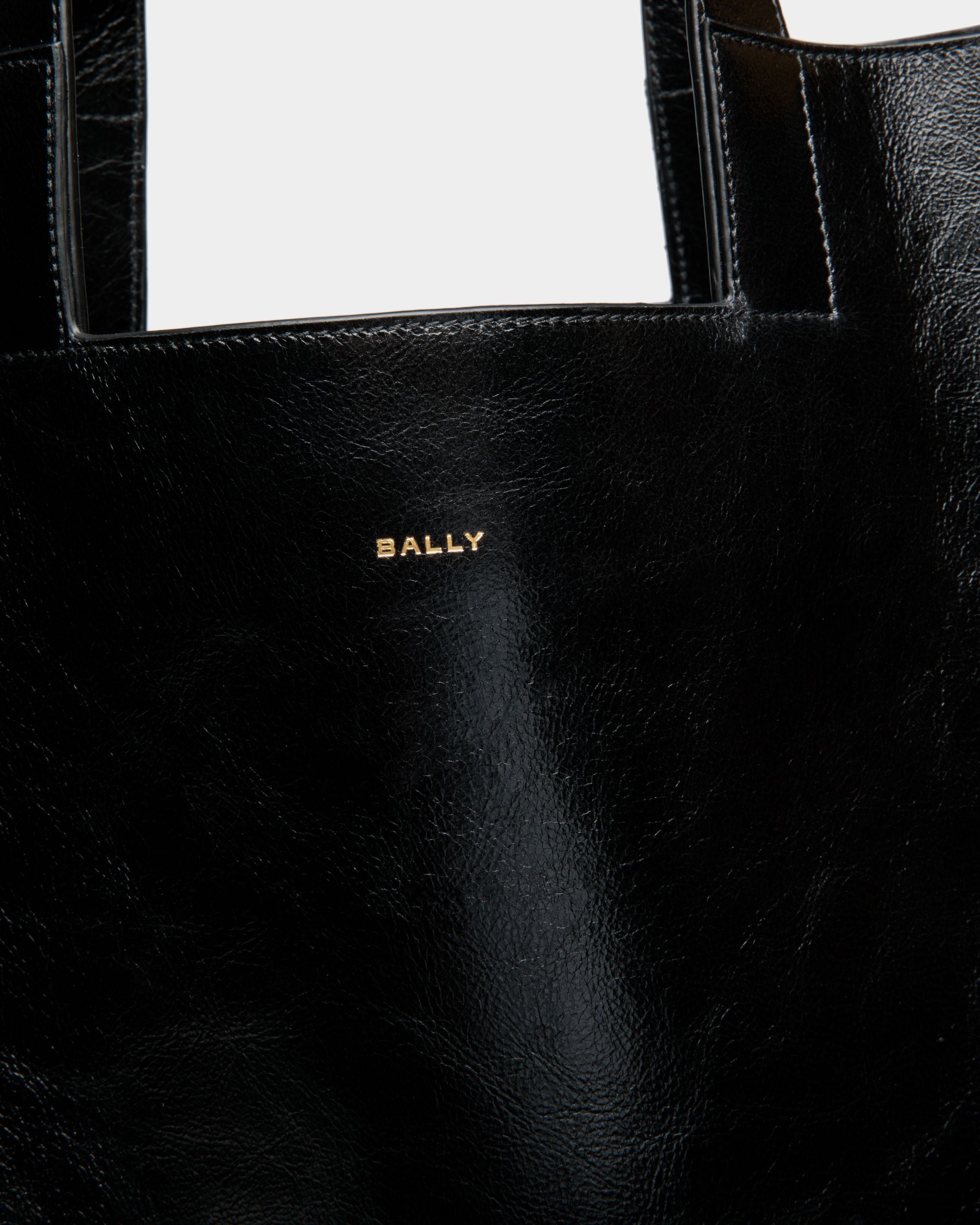 Tote Bag Easy Bally In Pelle Nera - Uomo - Bally - 05