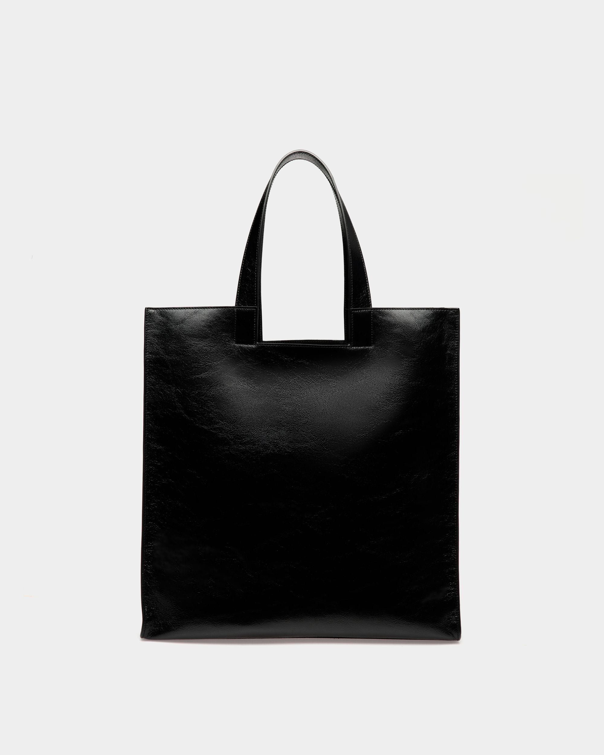 Tote Bag Easy Bally In Pelle Nera - Uomo - Bally - 02