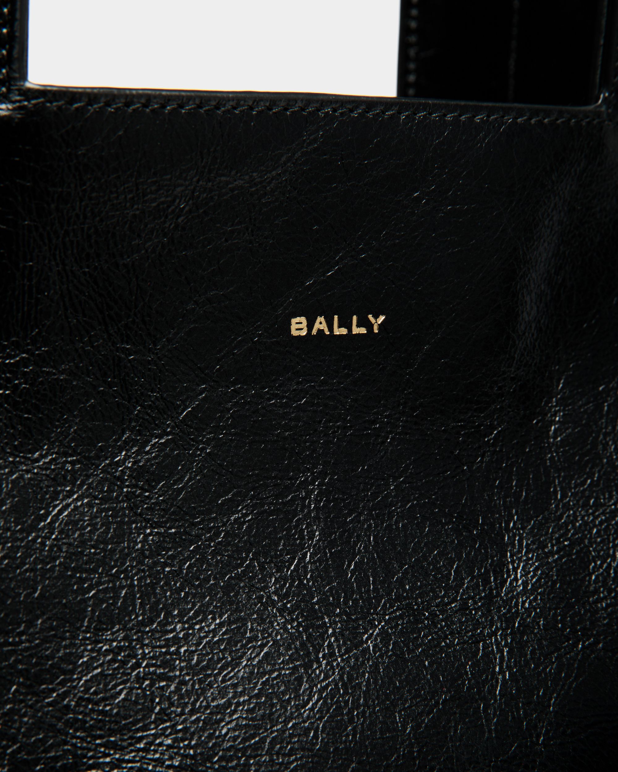Tote Bag Easy Bally In Pelle Nera - Uomo - Bally - 05