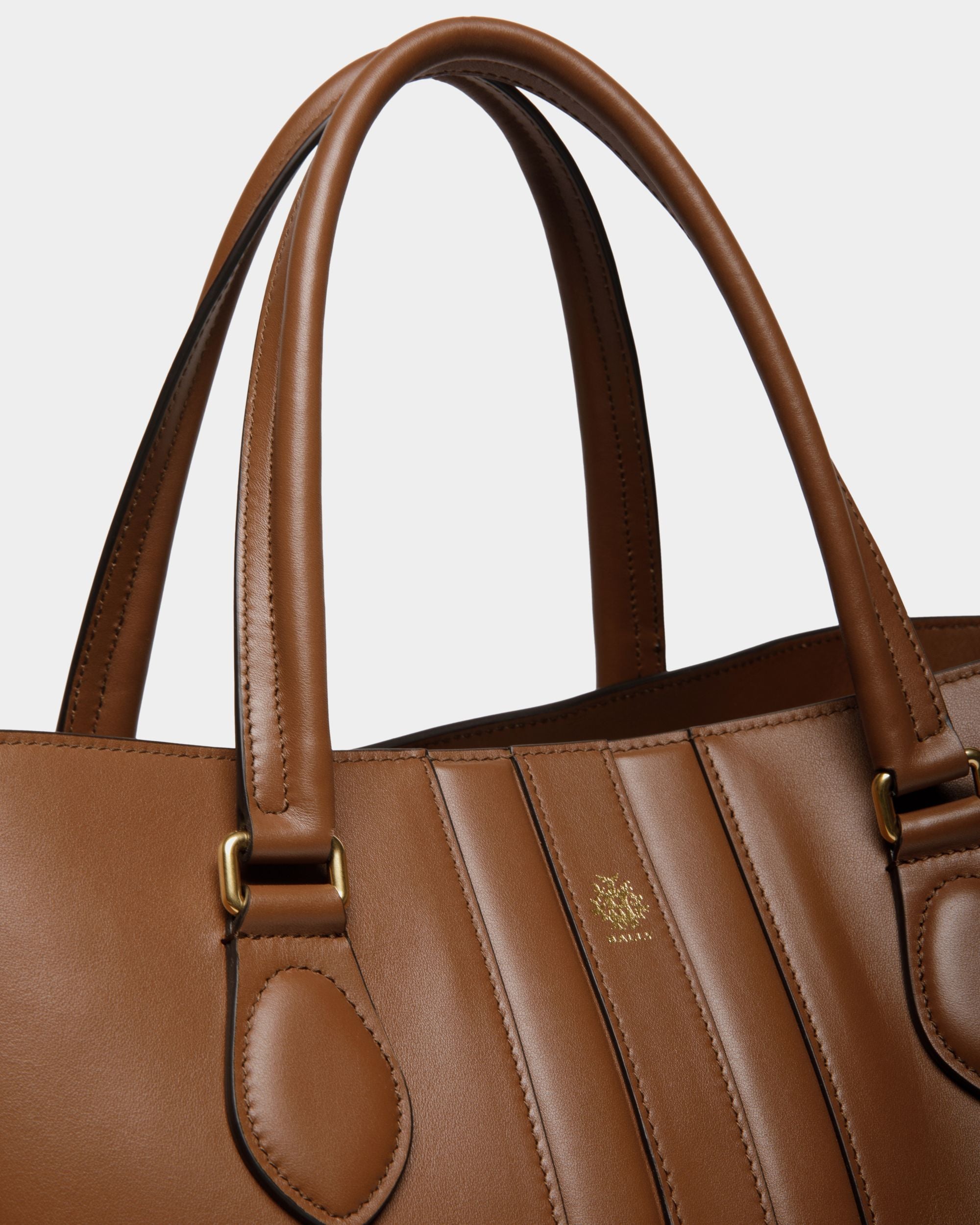 Tote Bag Beckett In Pelle Marrone - Uomo - Bally - 05