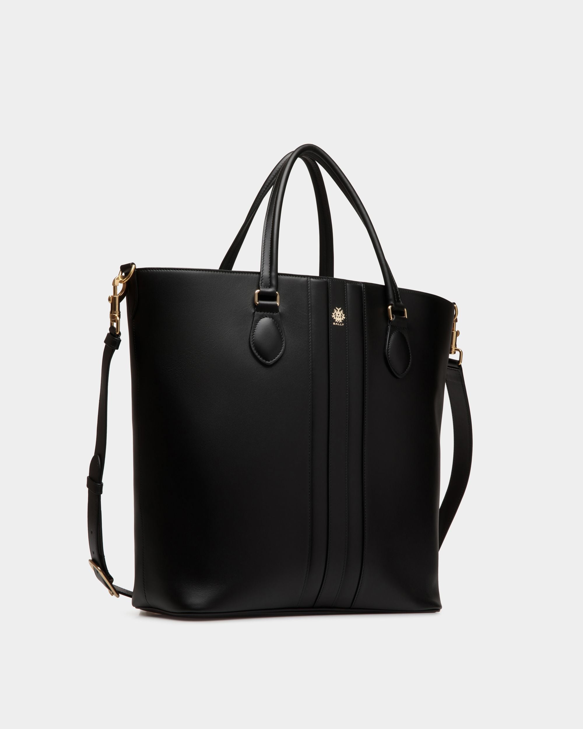 Beckett Tote In Black Leather - Uomo - Bally - 03