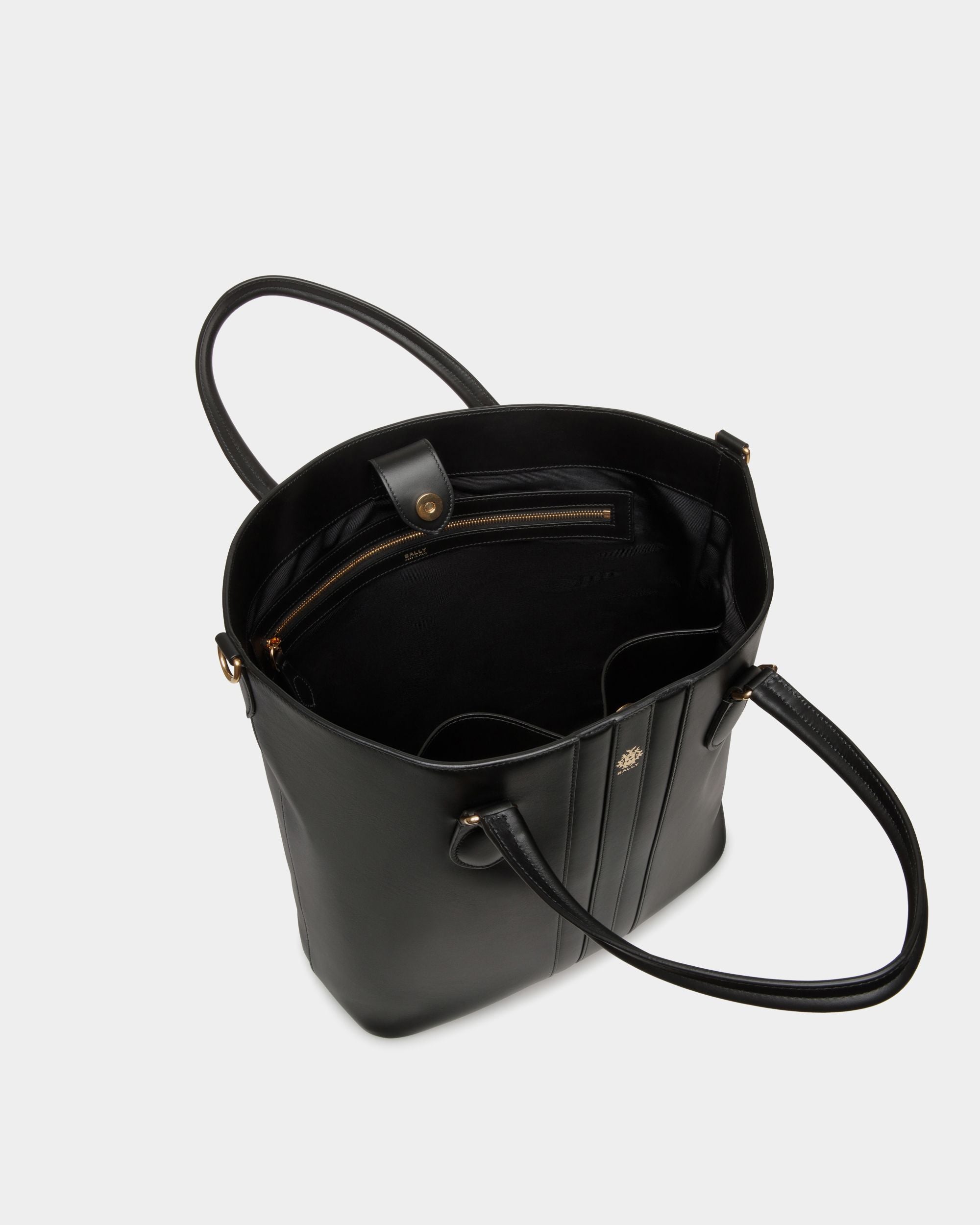 Beckett Tote In Black Leather - Uomo - Bally - 04