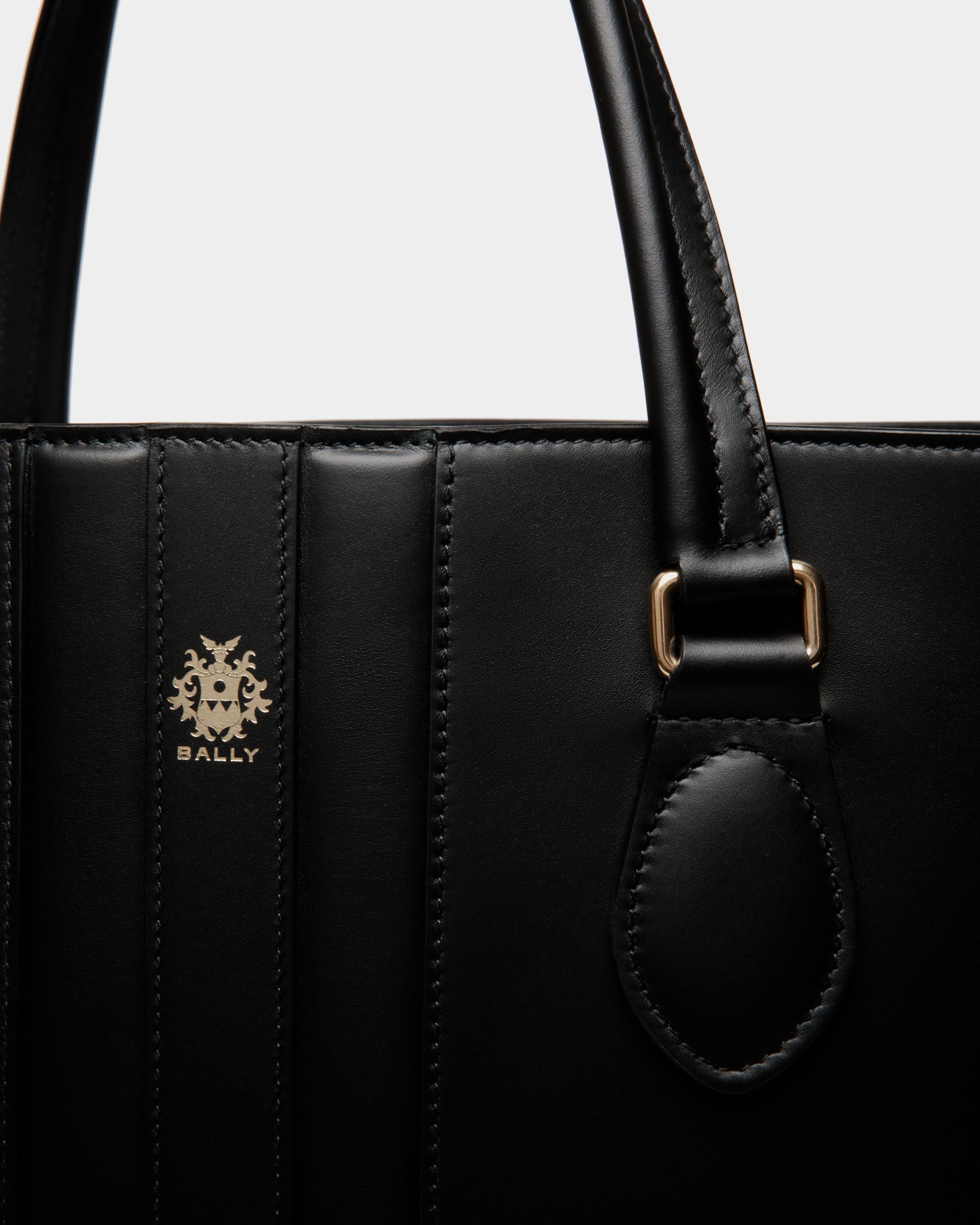Beckett Tote In Black Leather - Uomo - Bally - 05