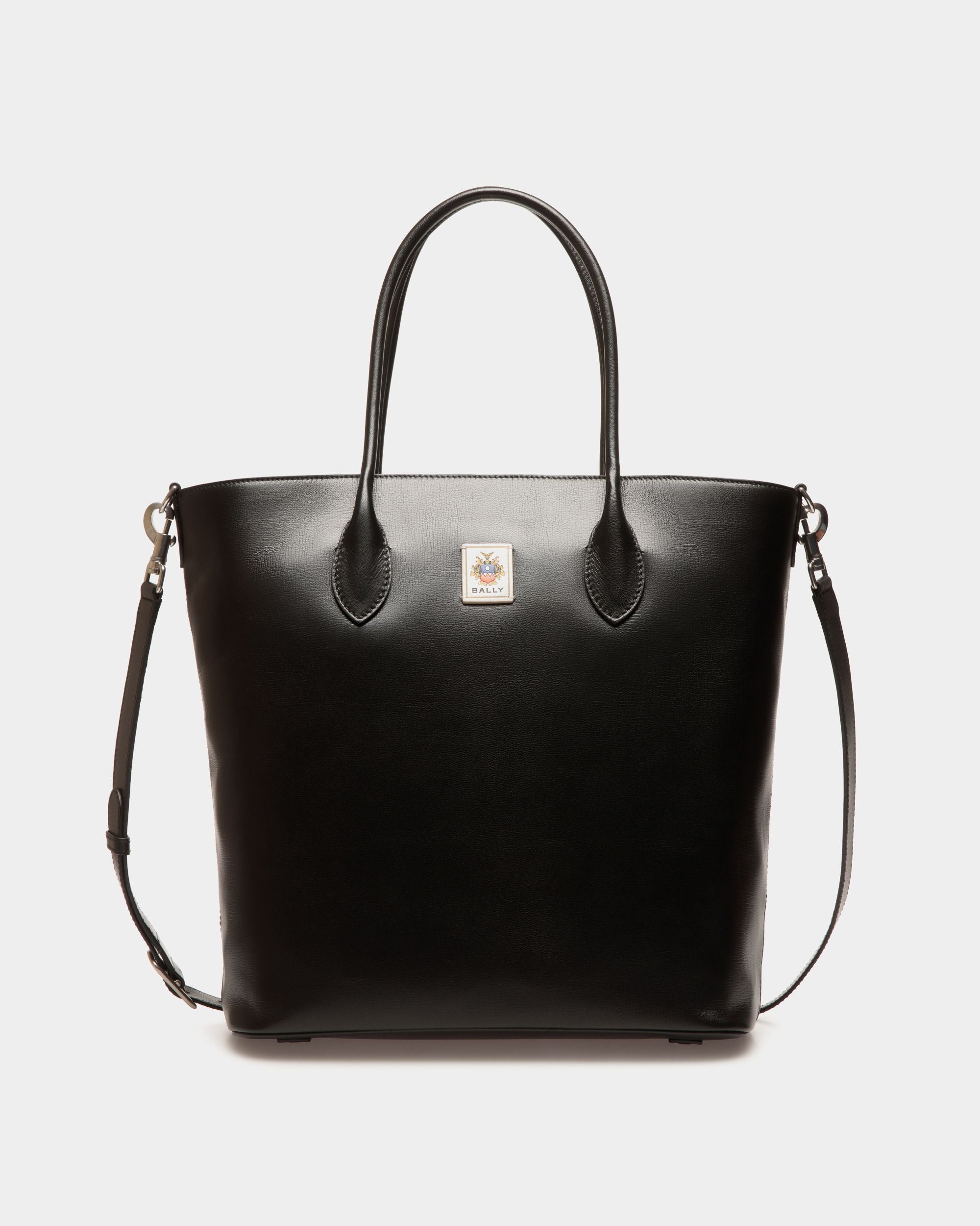 Tote Bag Easy Bally In Pelle Nera - Uomo - Bally - 01