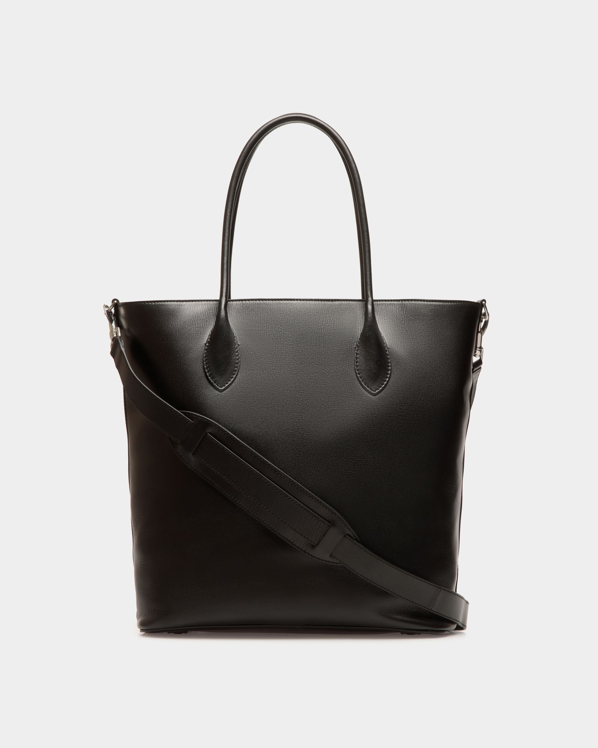 Tote Bag Easy Bally In Pelle Nera - Uomo - Bally - 03