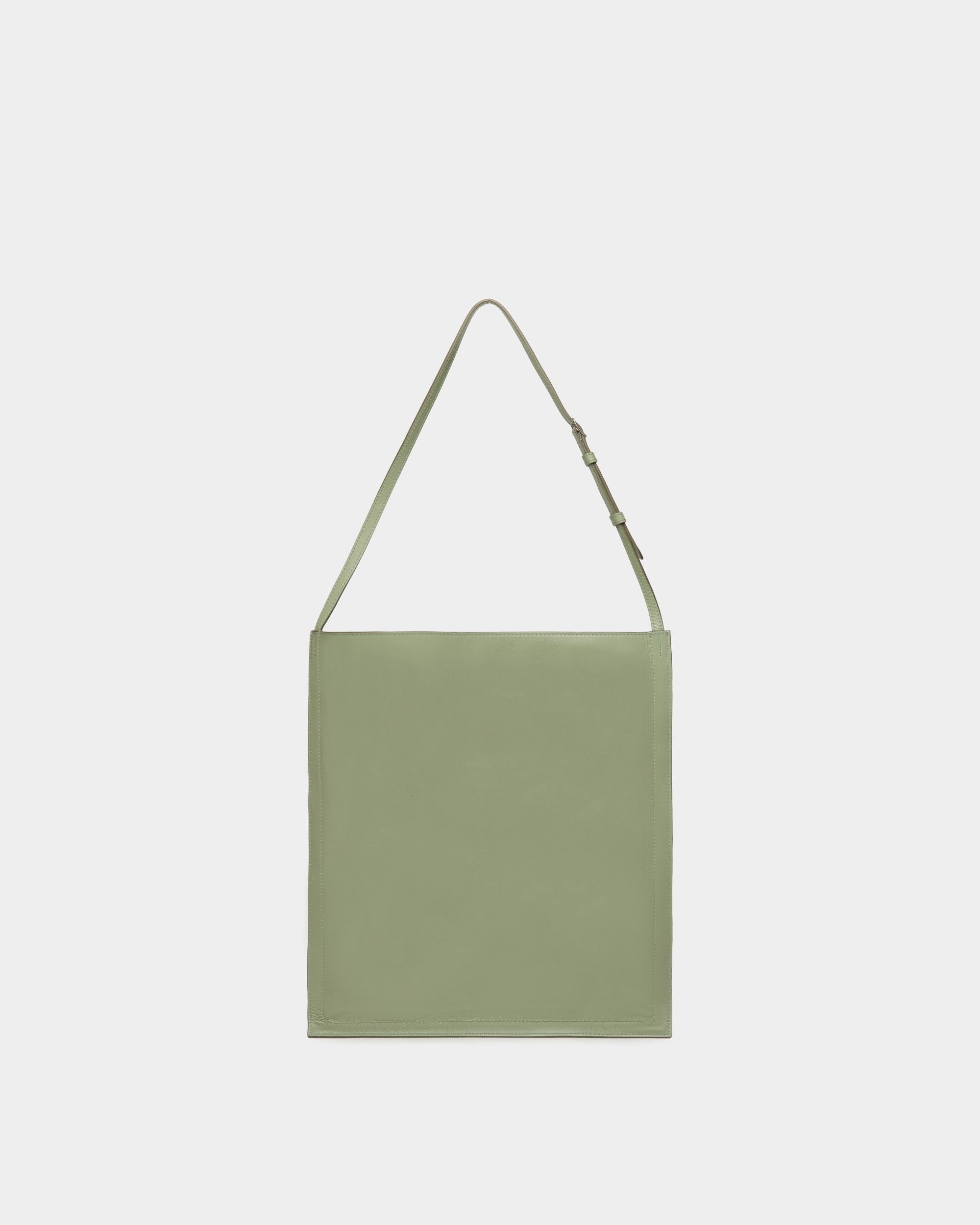 Tote Bag Beckett In Pelle Olive Green - Uomo - Bally - 03