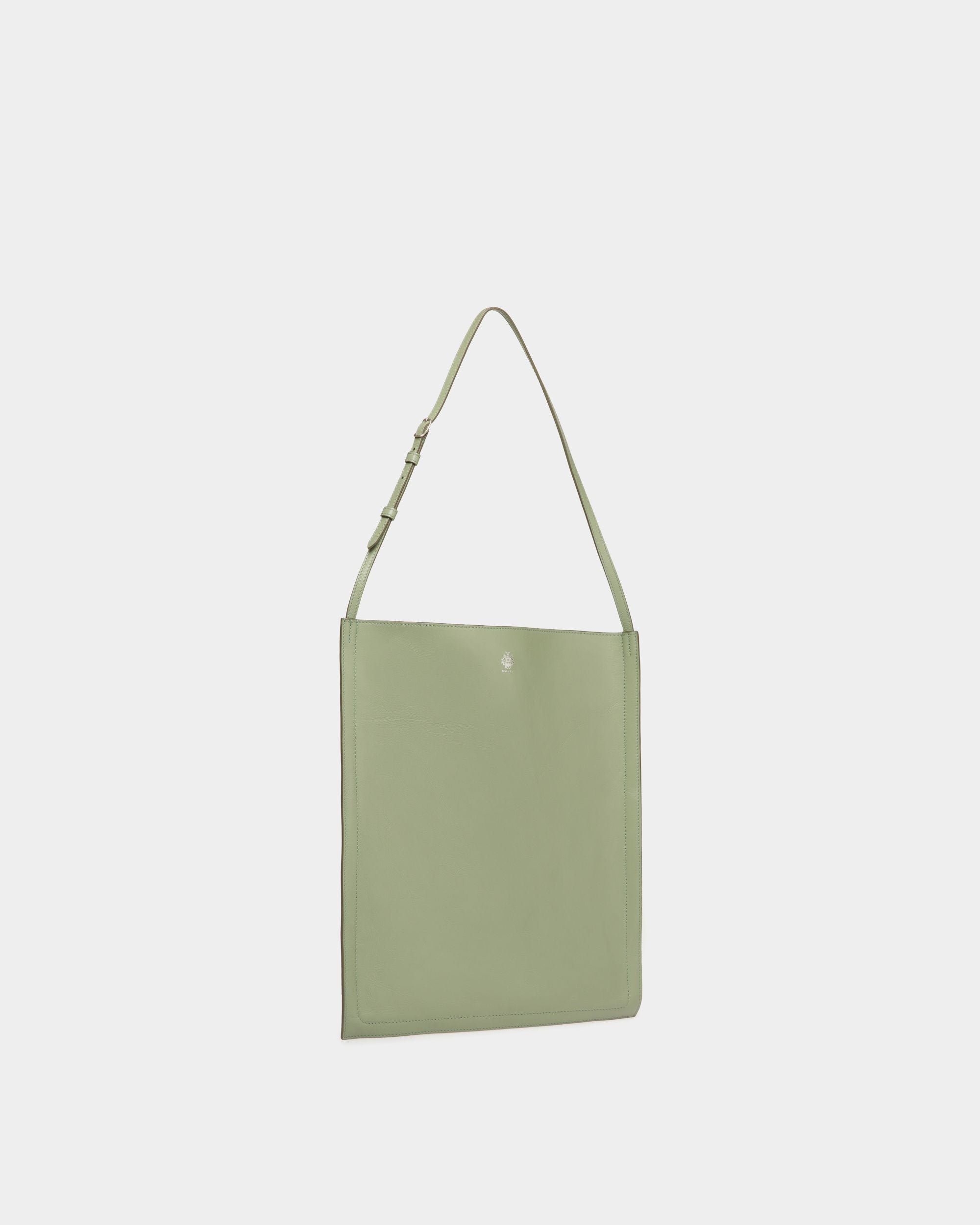 Tote Bag Beckett In Pelle Olive Green - Uomo - Bally - 04