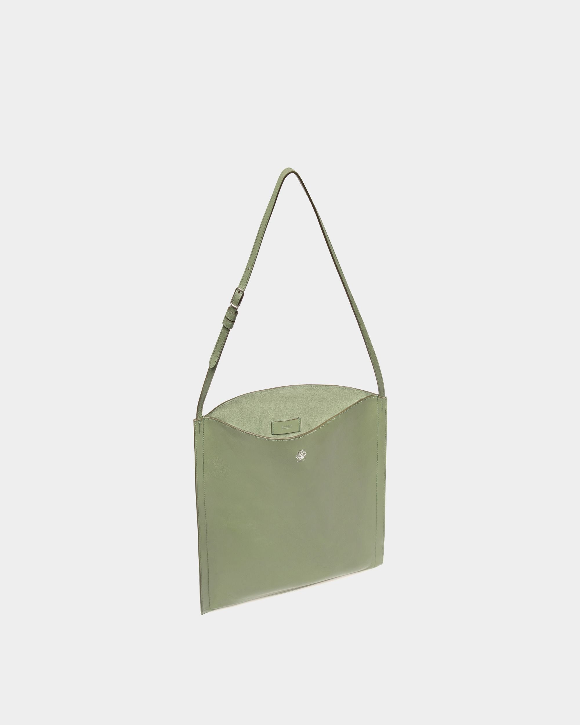 Tote Bag Beckett In Pelle Olive Green - Uomo - Bally - 05