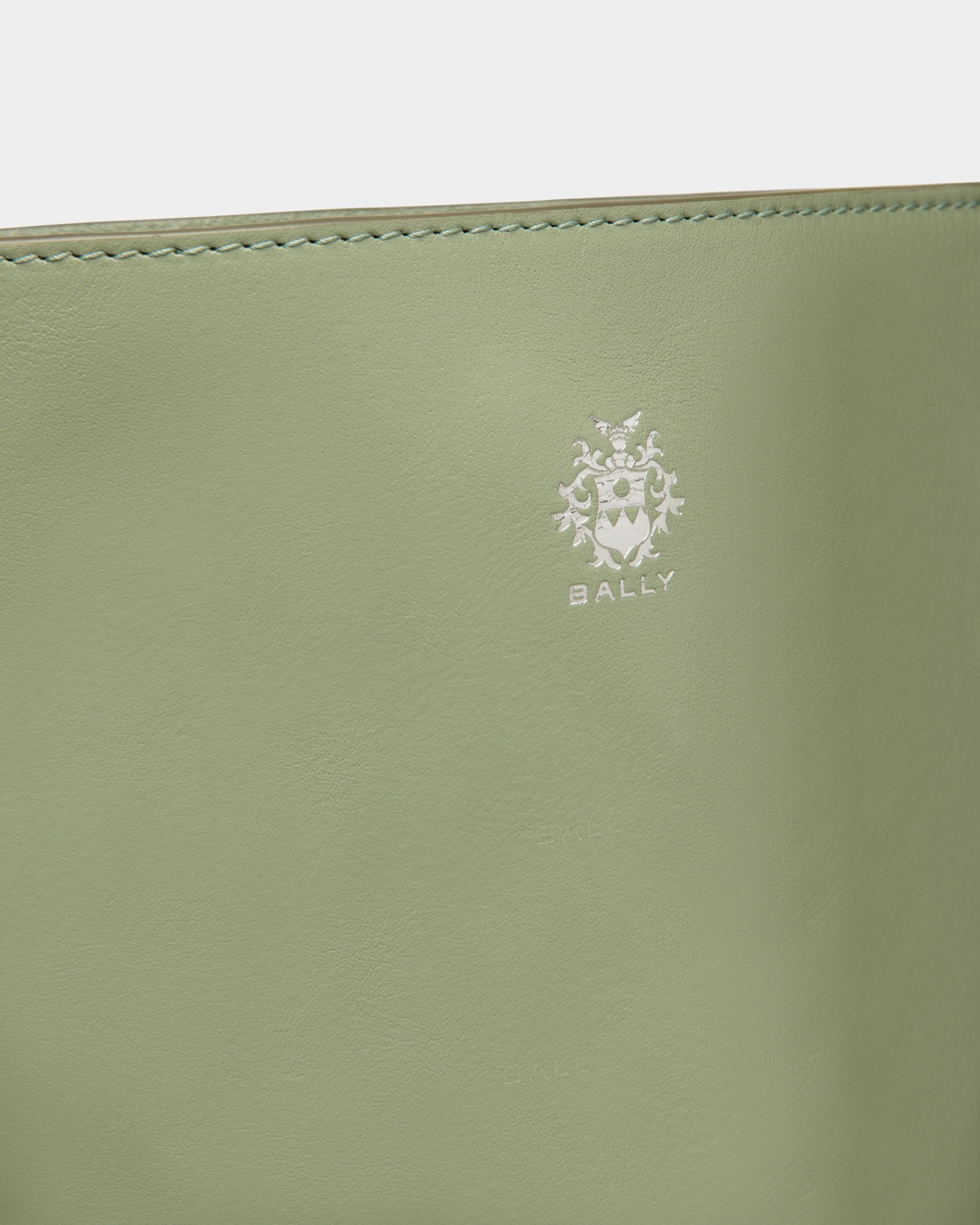Tote Bag Beckett In Pelle Olive Green - Uomo - Bally - 06