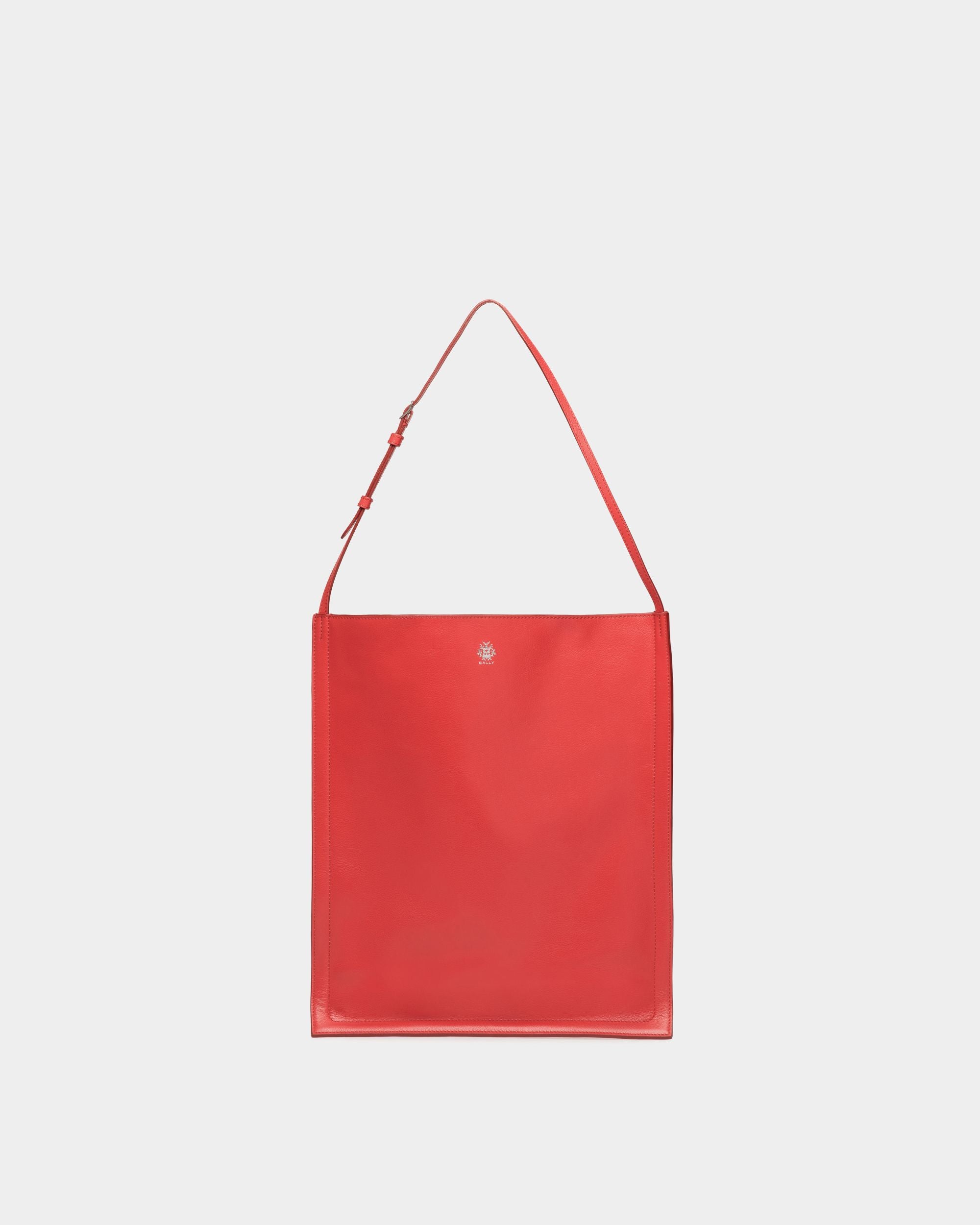 Tote Bag Beckett In Pelle Rossa - Uomo - Bally - 01