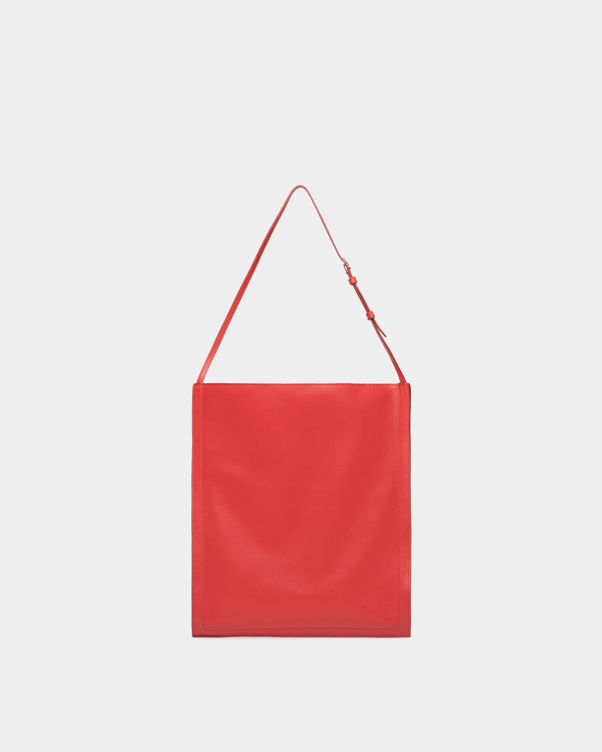 Tote Bag Beckett In Pelle Rossa - Uomo - Bally - 02