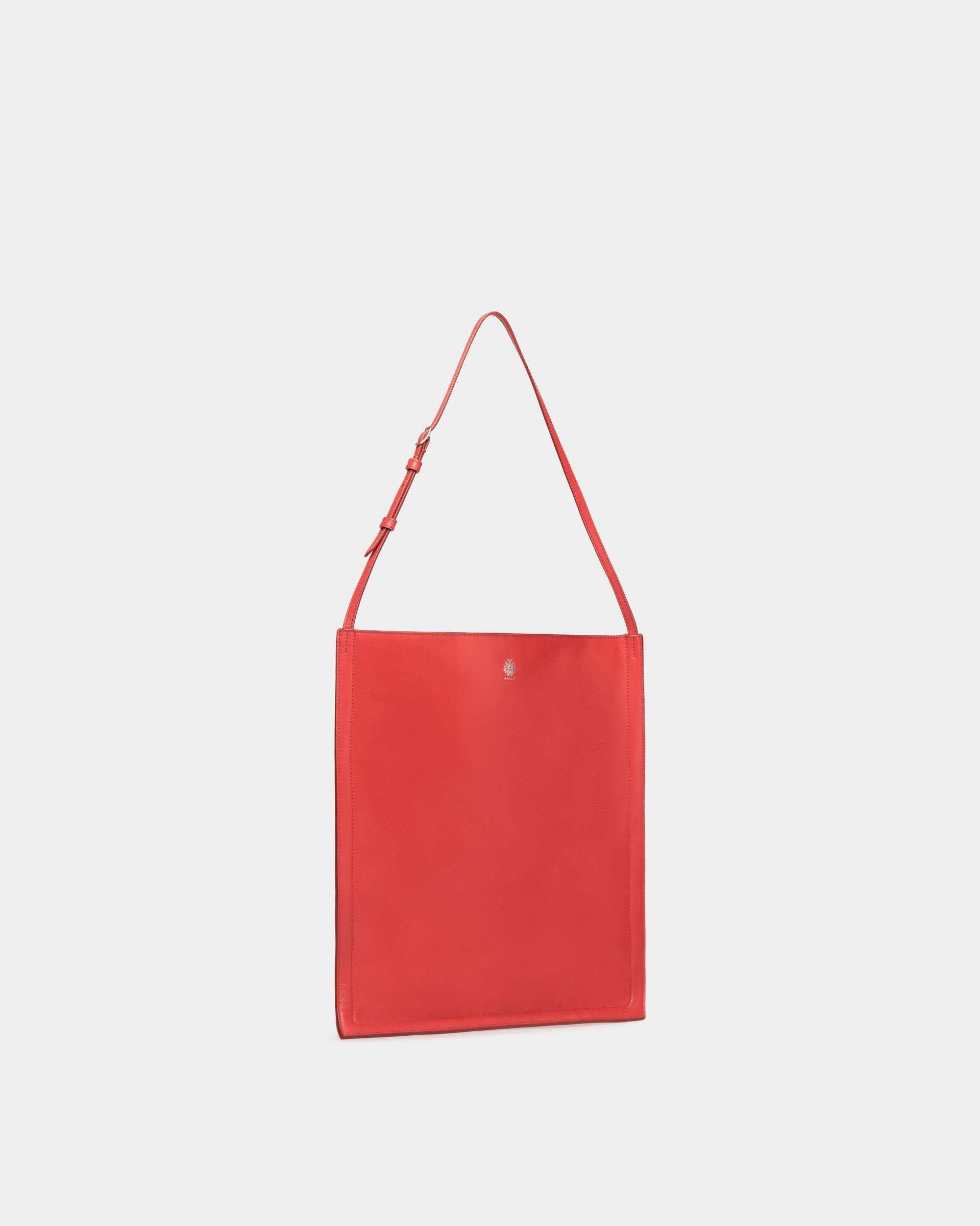 Tote Bag Beckett In Pelle Rossa - Uomo - Bally - 03