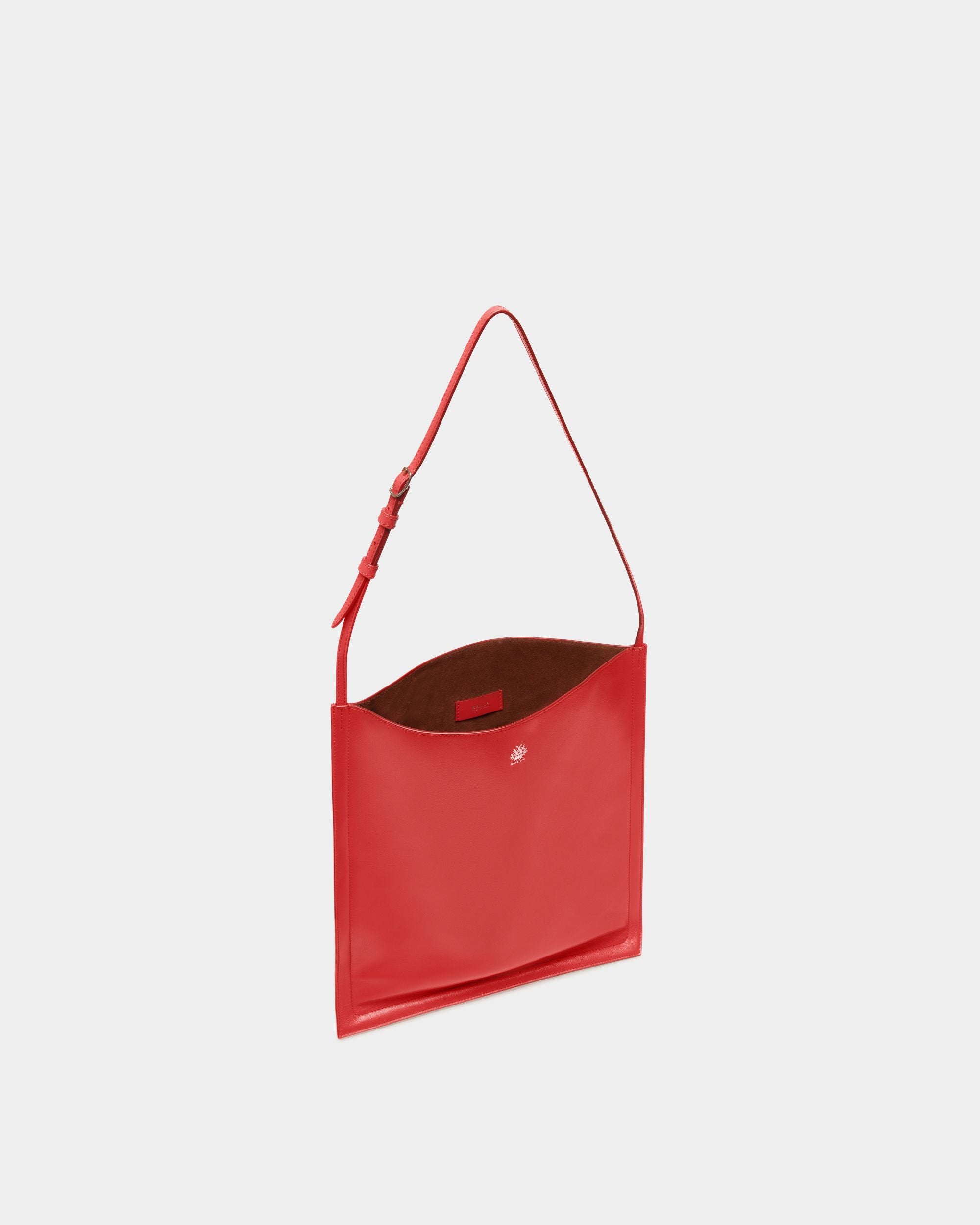 Tote Bag Beckett In Pelle Rossa - Uomo - Bally - 04