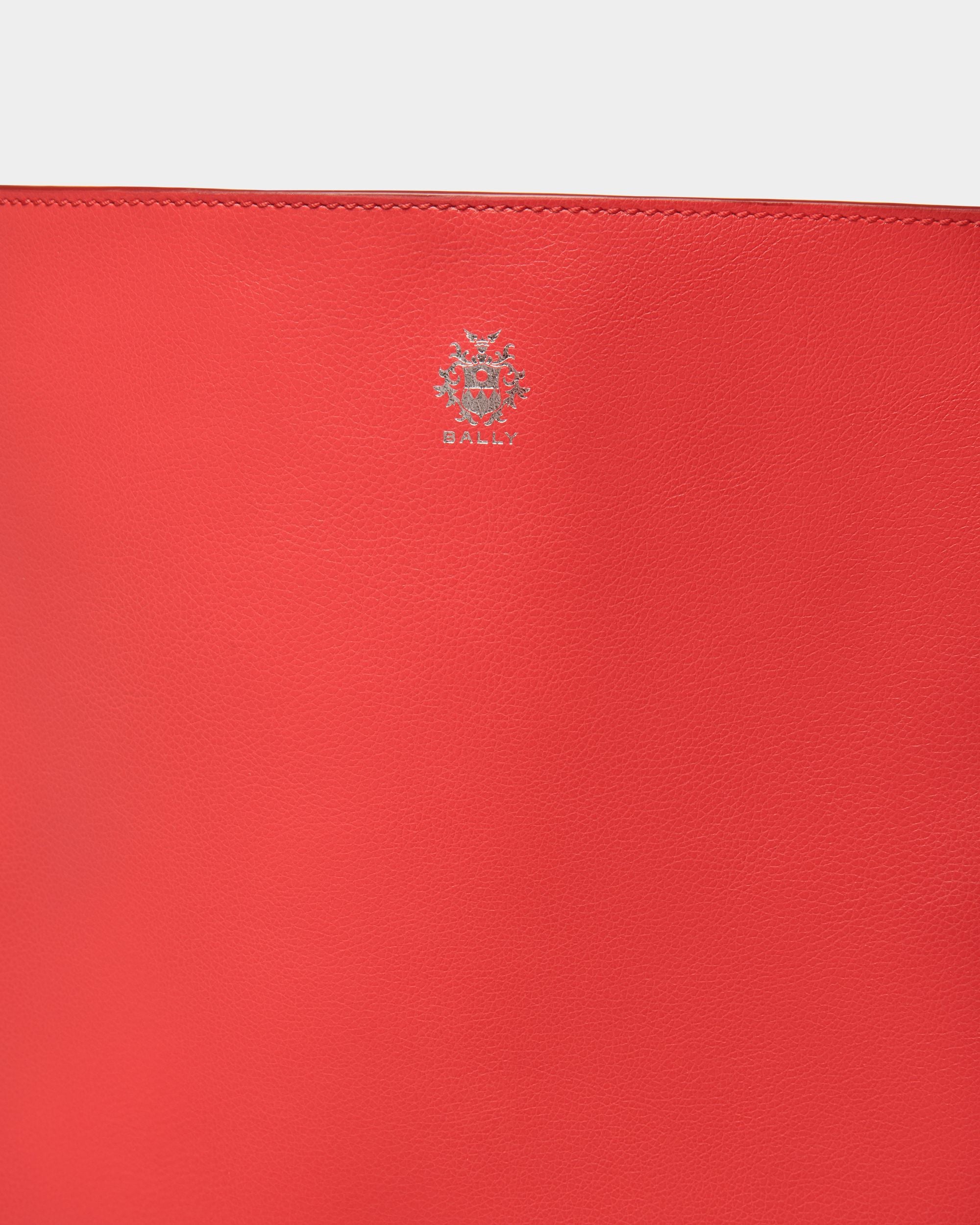 Tote Bag Beckett In Pelle Rossa - Uomo - Bally - 05