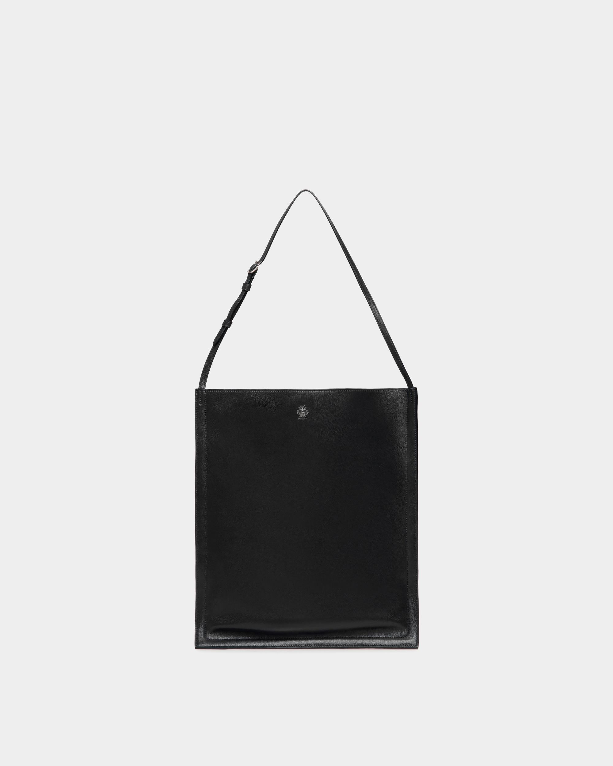 Tote Bag Beckett In Pelle Nera - Uomo - Bally - 01