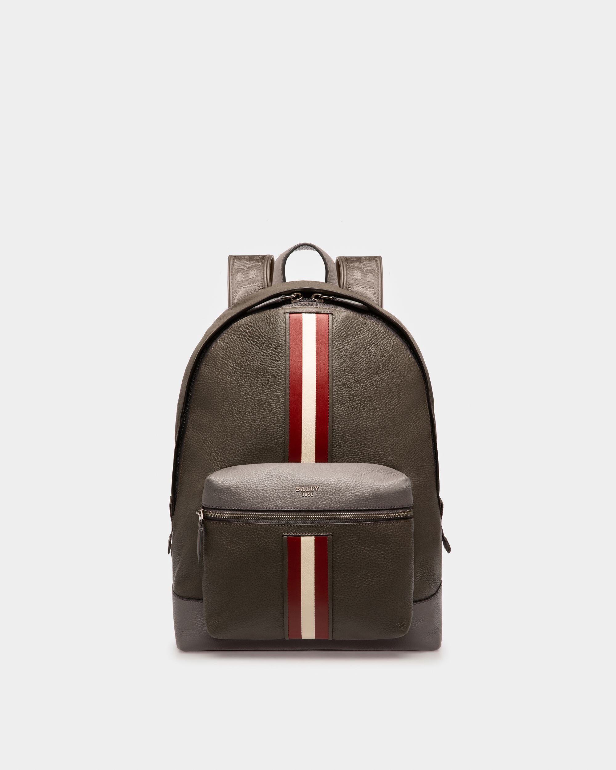 Harper Zaino In Pelle Verde Militare - Uomo - Bally - 01