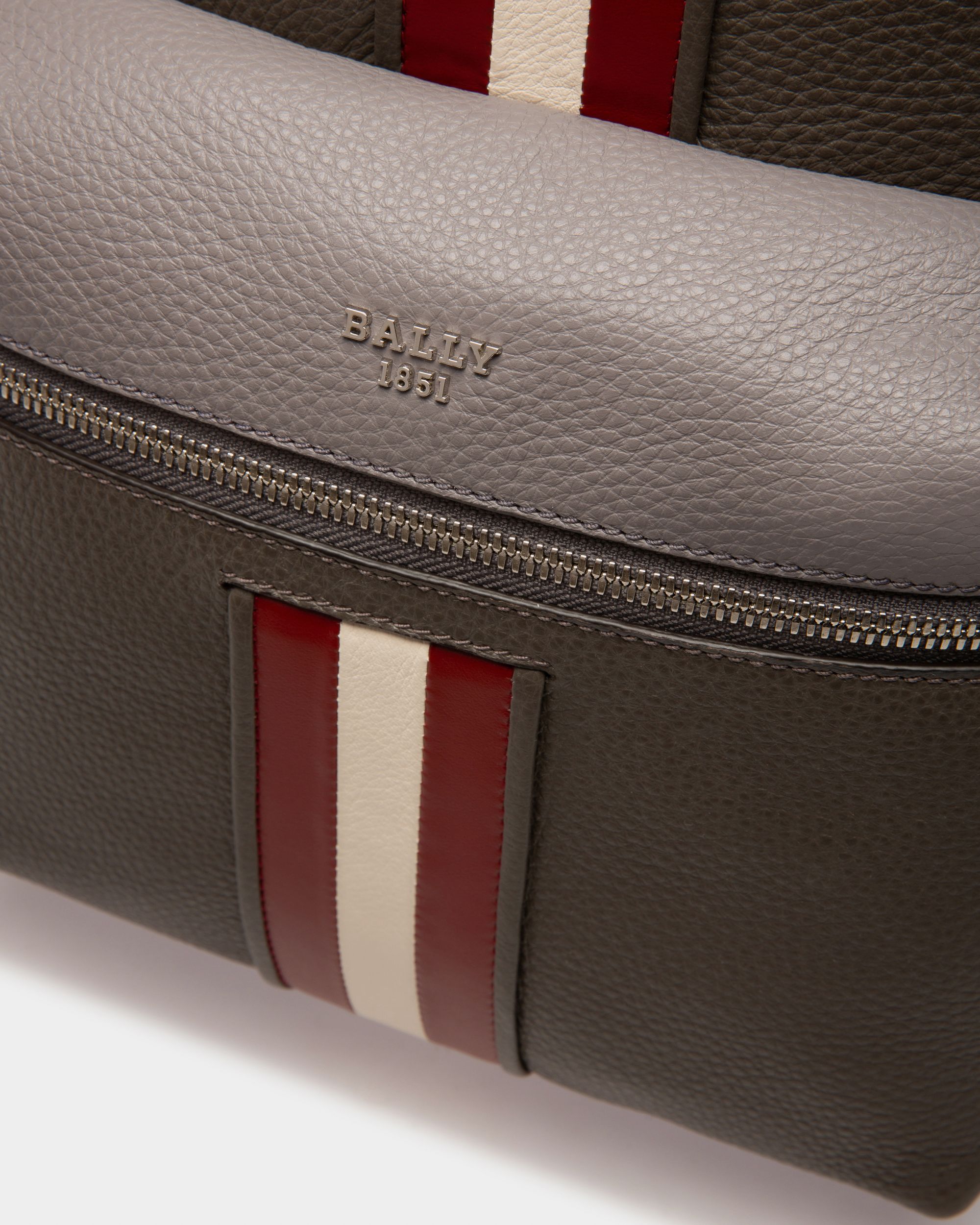 Harper Zaino In Pelle Verde Militare - Uomo - Bally - 05
