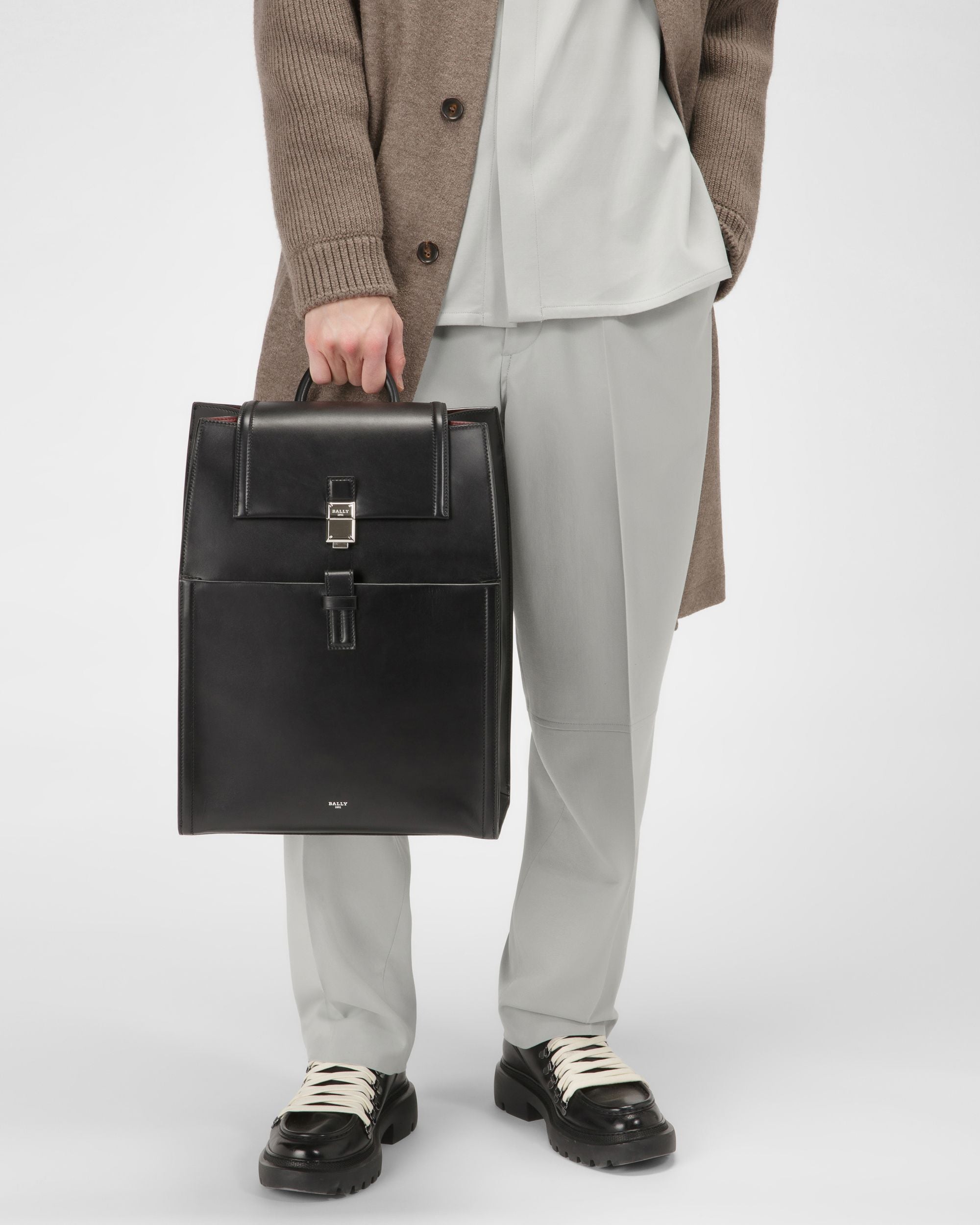 Shonny Zaino In Pelle Nera - Uomo - Bally - 05