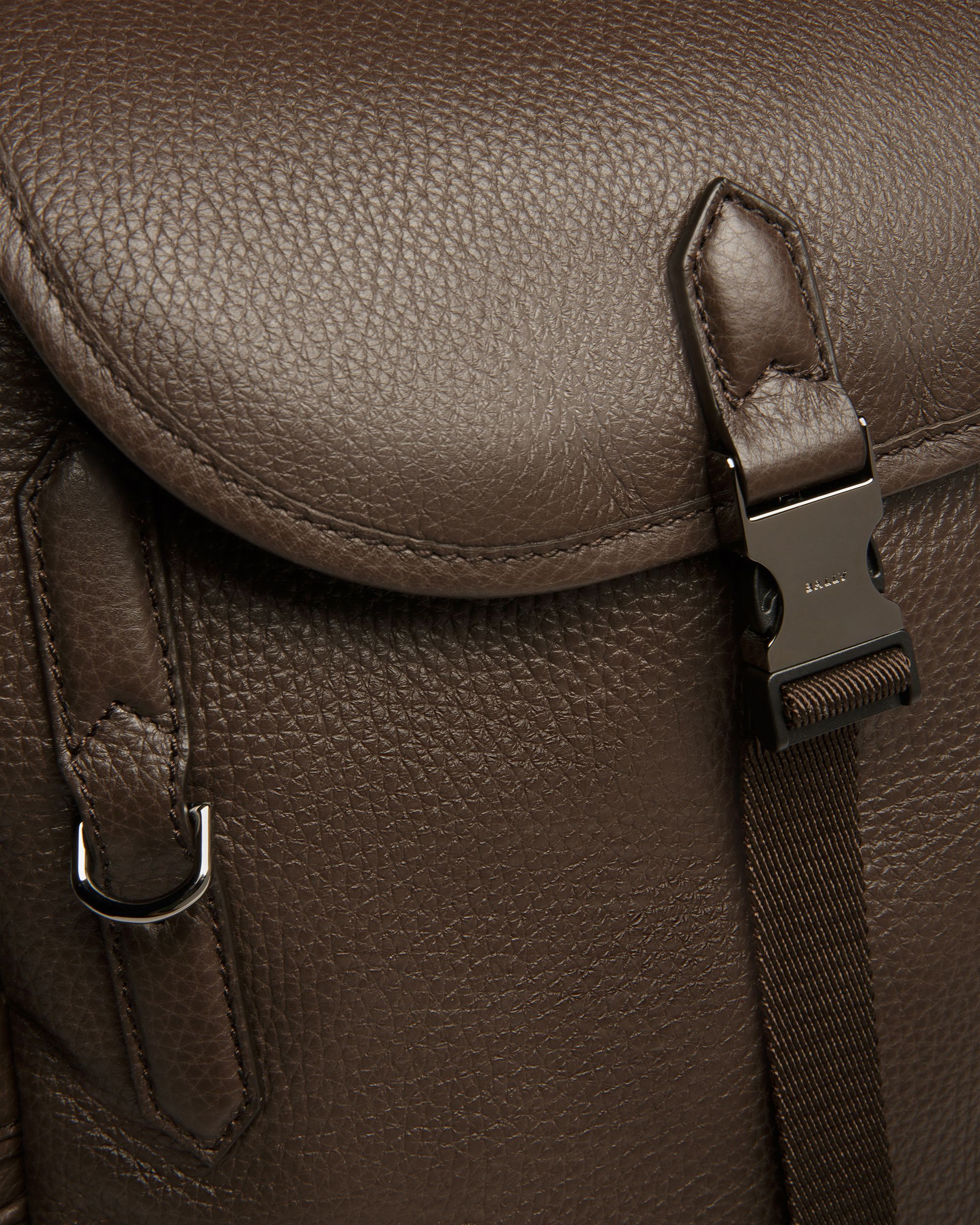 Cliford Zaino In Pelle Marrone Scuro - Uomo - Bally - 05