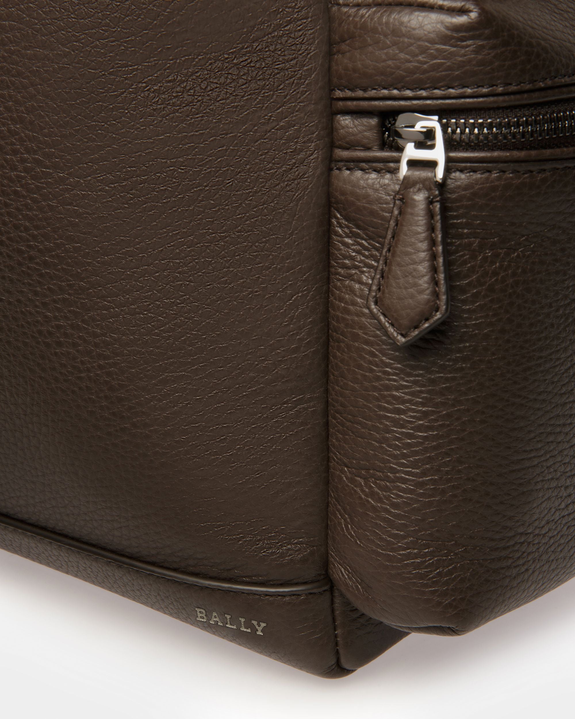 Cliford Zaino In Pelle Marrone Scuro - Uomo - Bally - 08