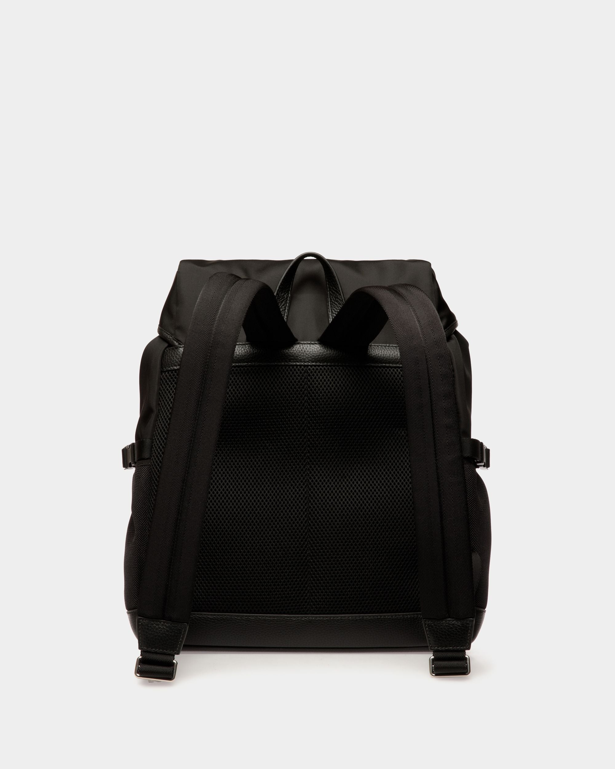 Zaino Code In Nylon Military Green E Nero - Uomo - Bally - 03