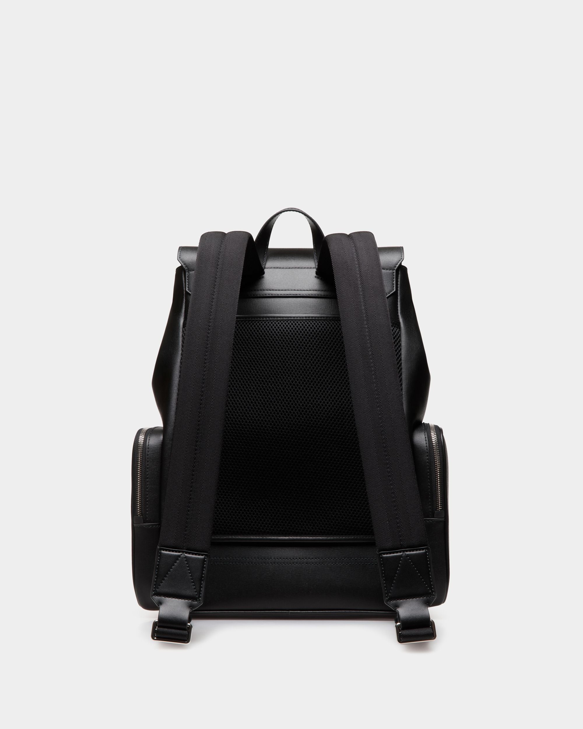 Zaino Mythos In Pelle Riciclata Nera - Uomo - Bally - 03