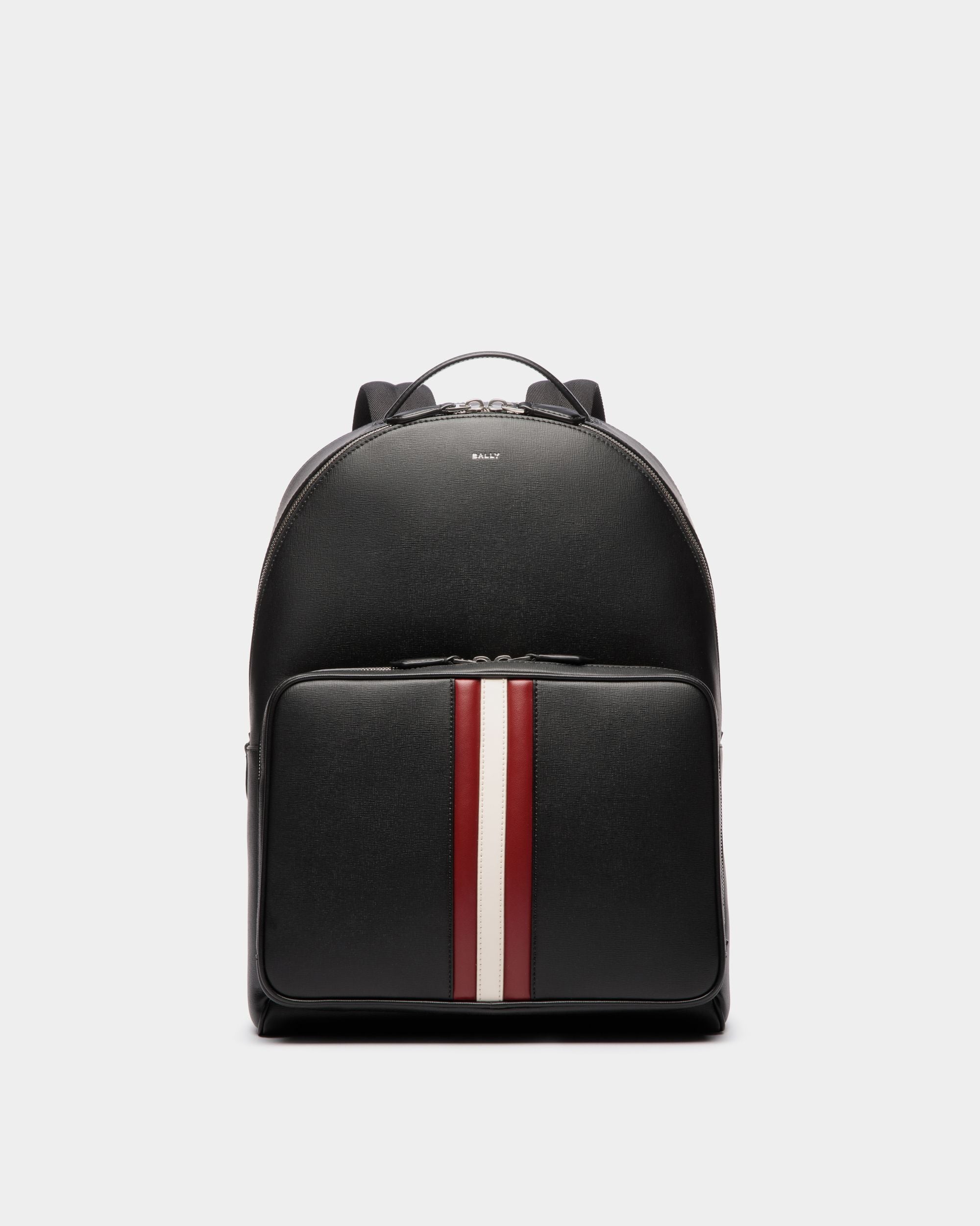 Zaino Mythos In Pelle Riciclata Nera - Uomo - Bally - 01
