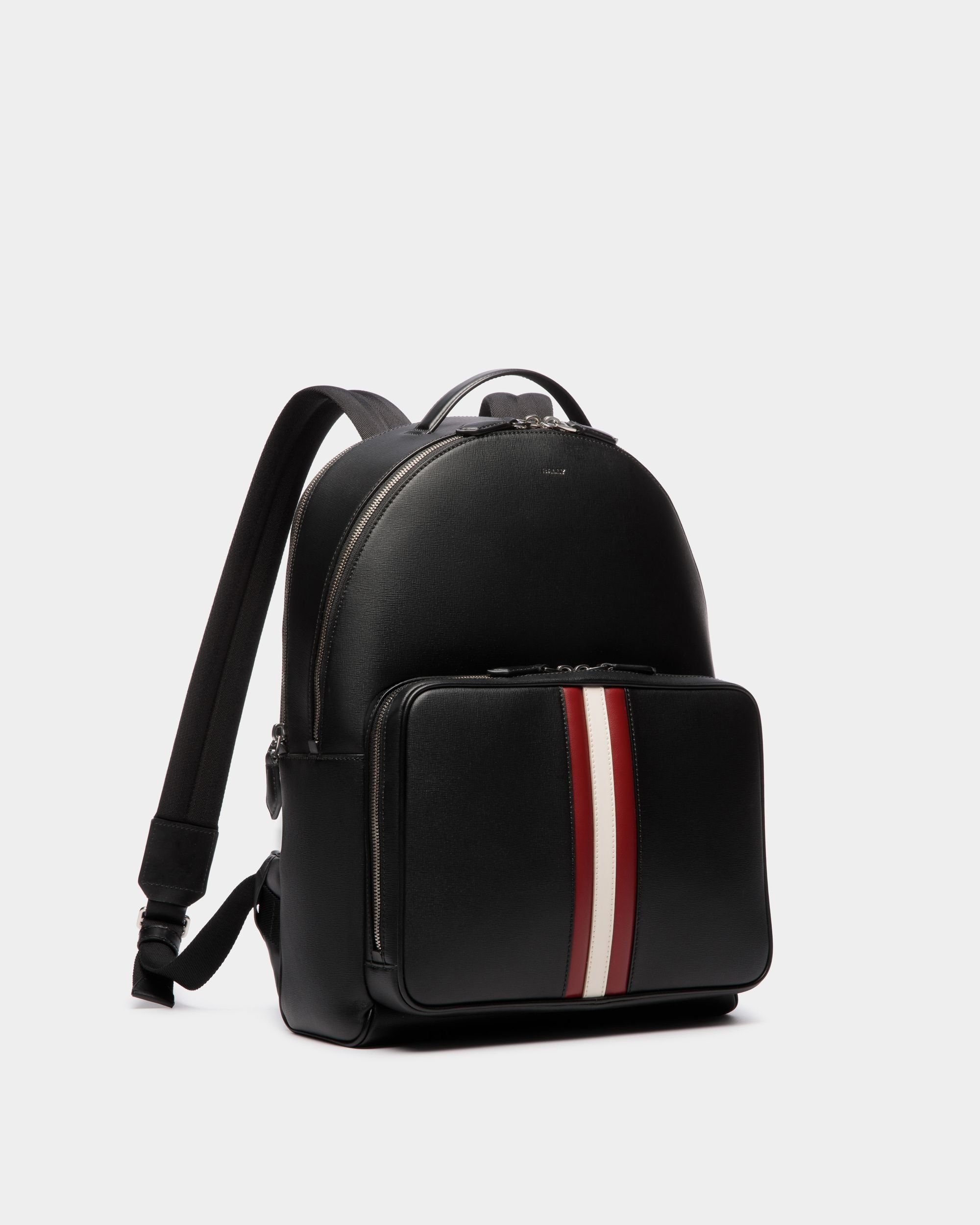 Zaino Mythos In Pelle Riciclata Nera - Uomo - Bally - 04